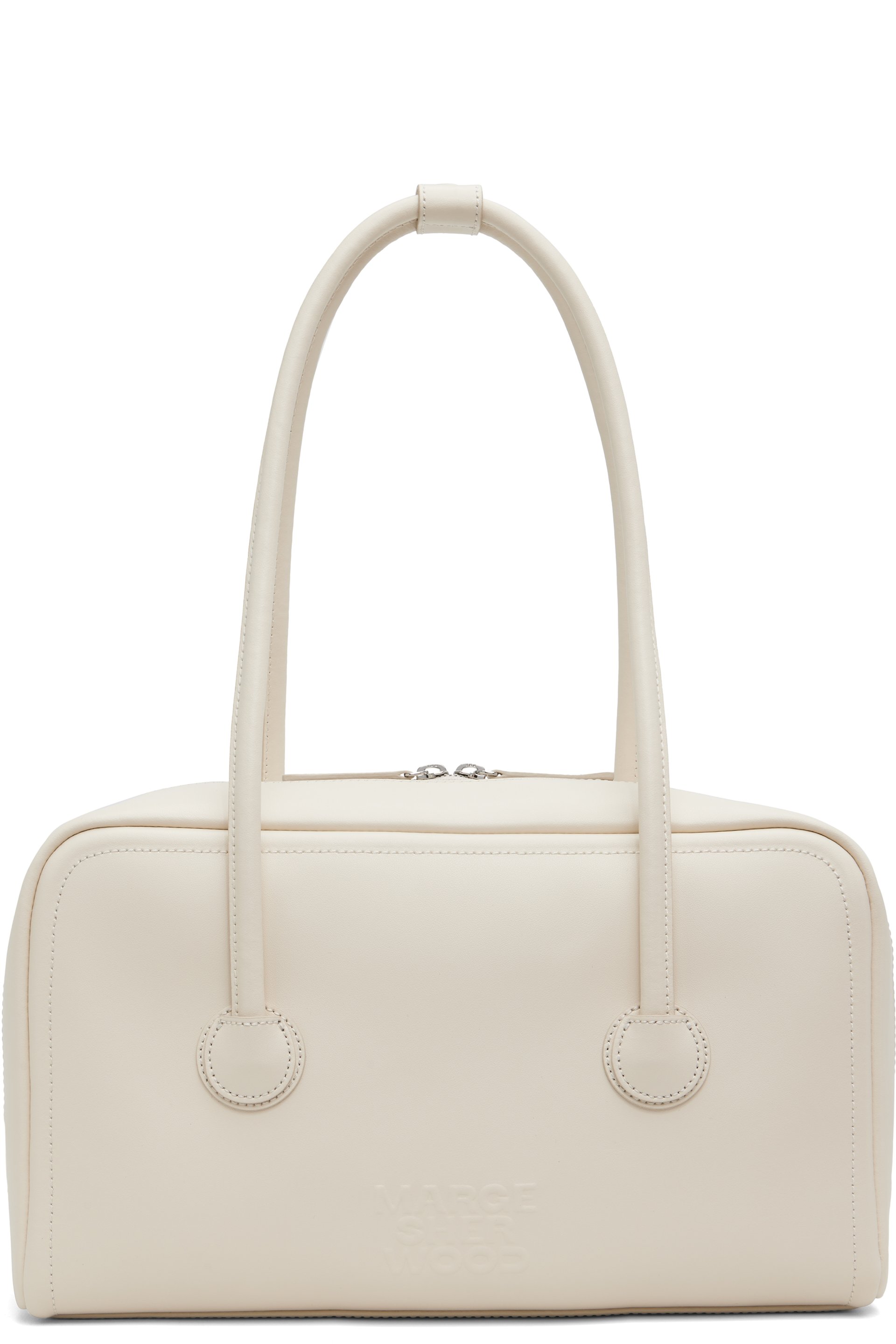 MARGESHERWOOD - Off-White Soft Boston Bag