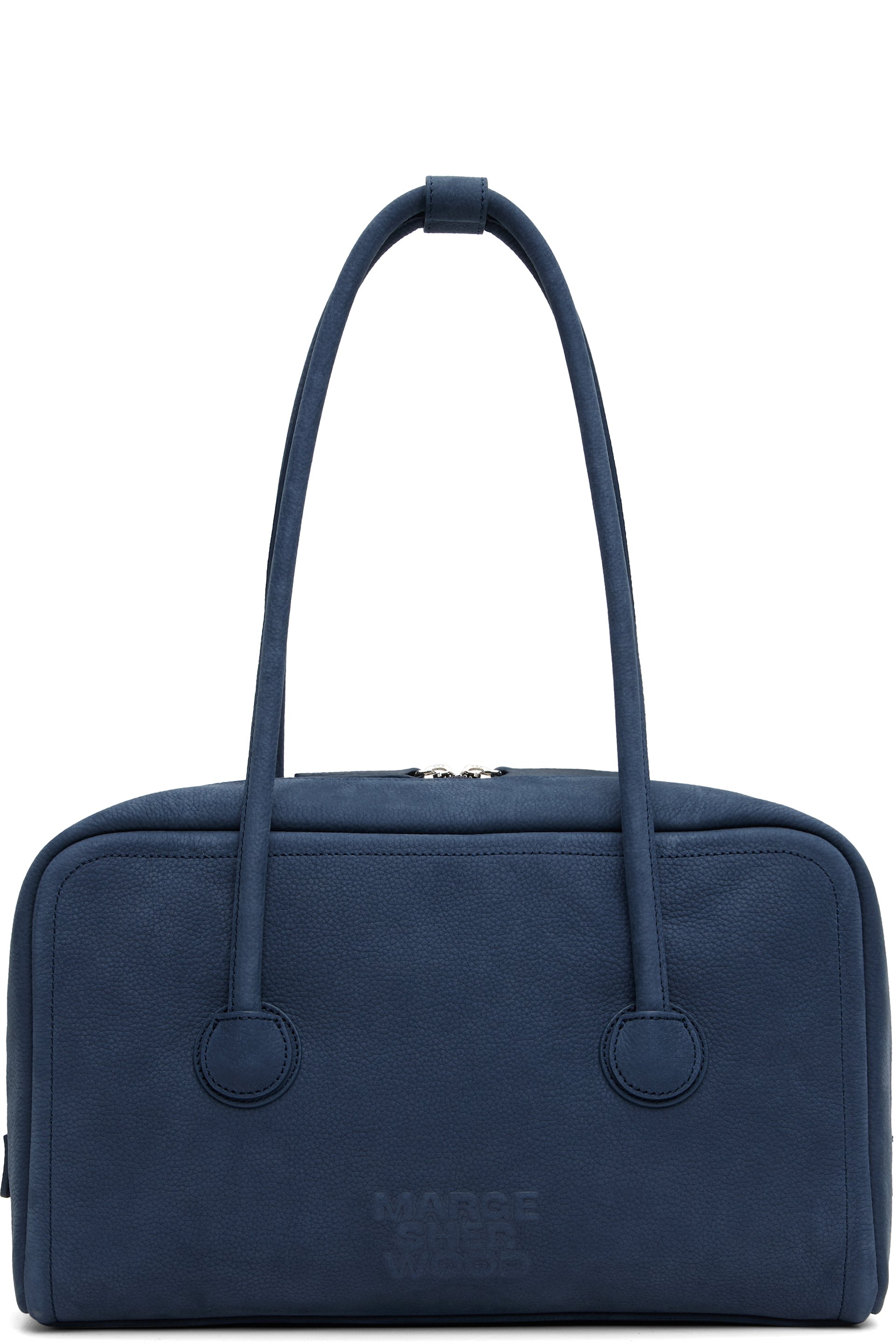 MARGESHERWOOD - Navy Soft Boston Bag