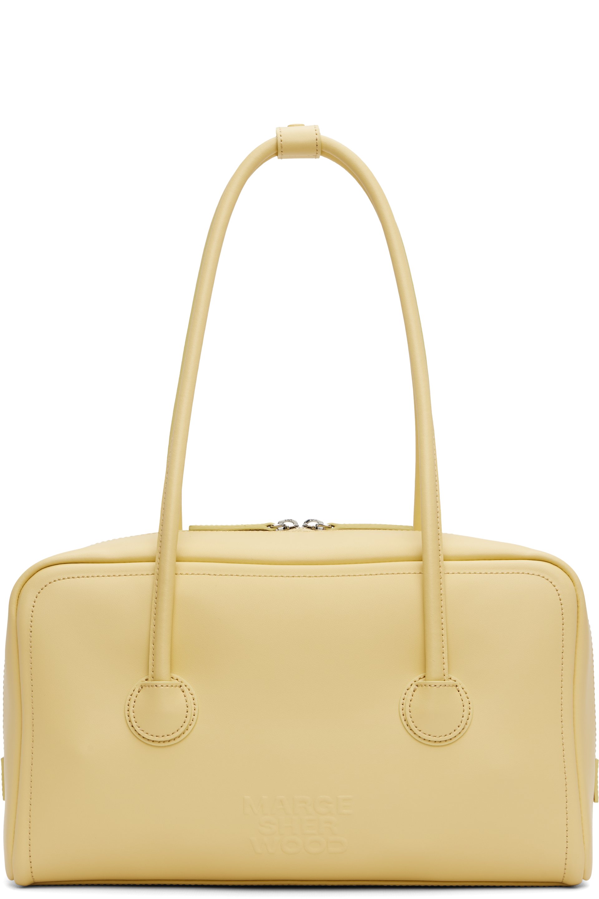 MARGESHERWOOD - Yellow Soft Boston Bag