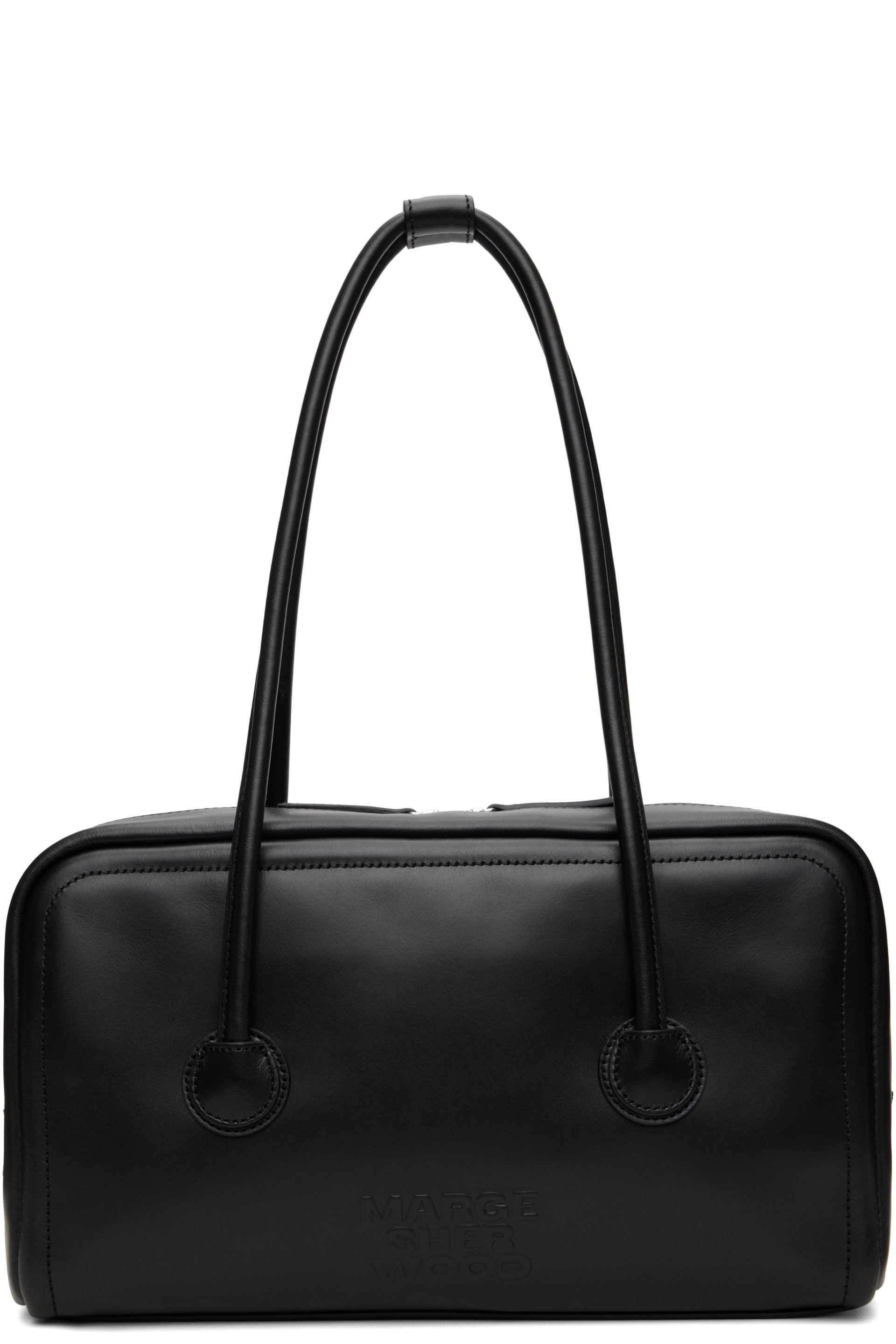 MARGESHERWOOD - Black Soft Boston Small Bag