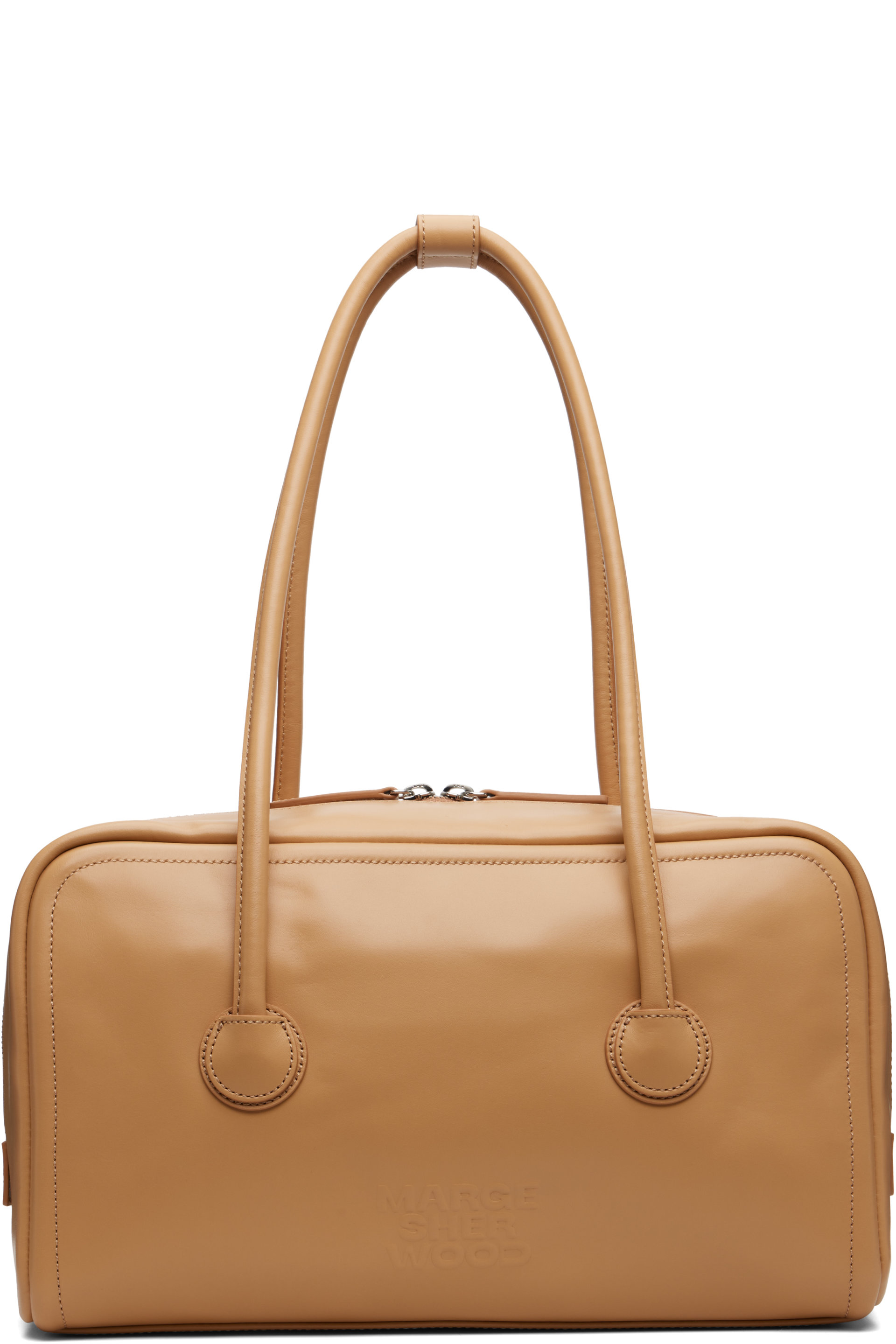 MARGESHERWOOD - Beige Soft Boston Bag