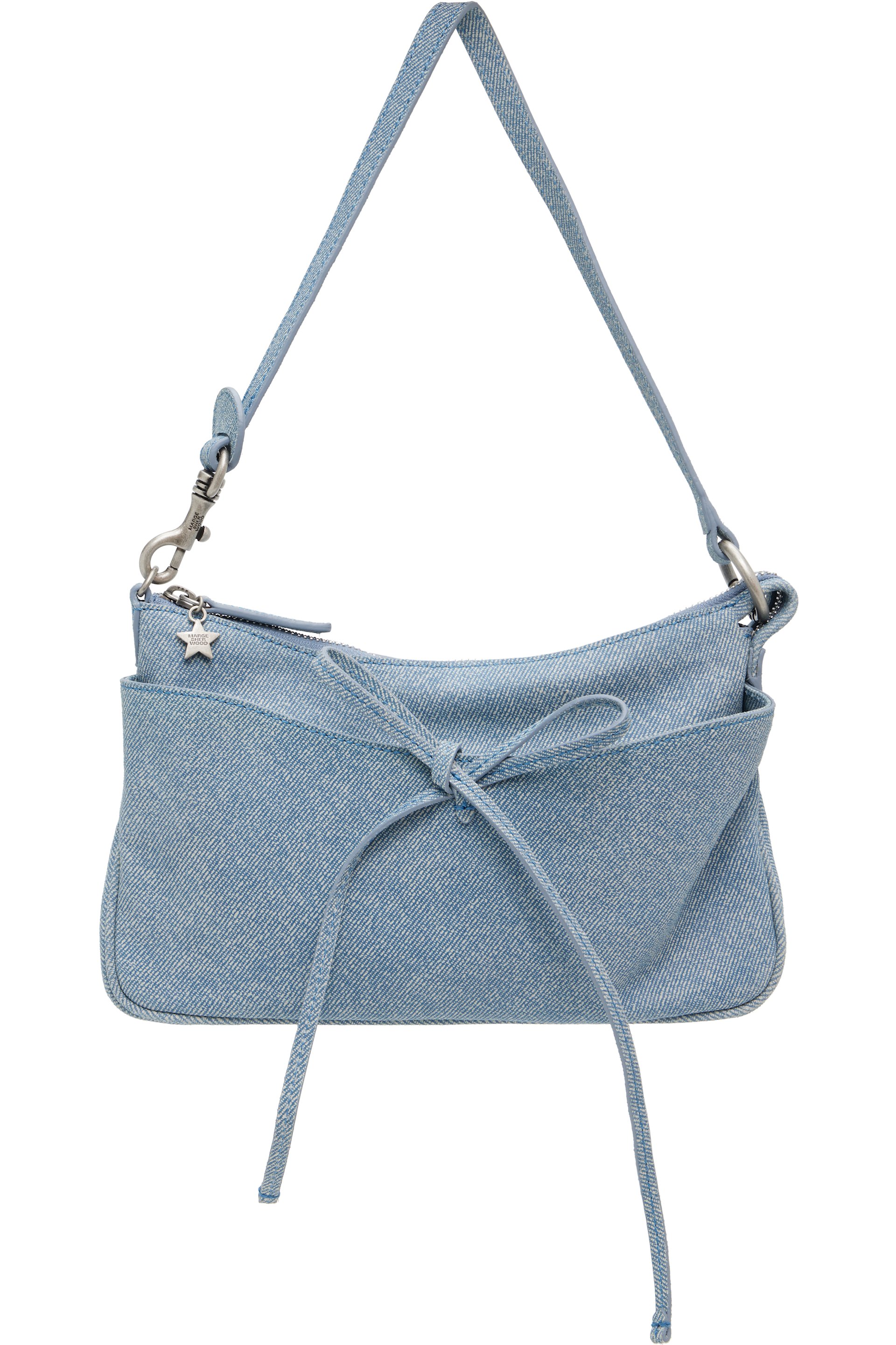 MARGESHERWOOD - Blue Ribbon Pochette Bag