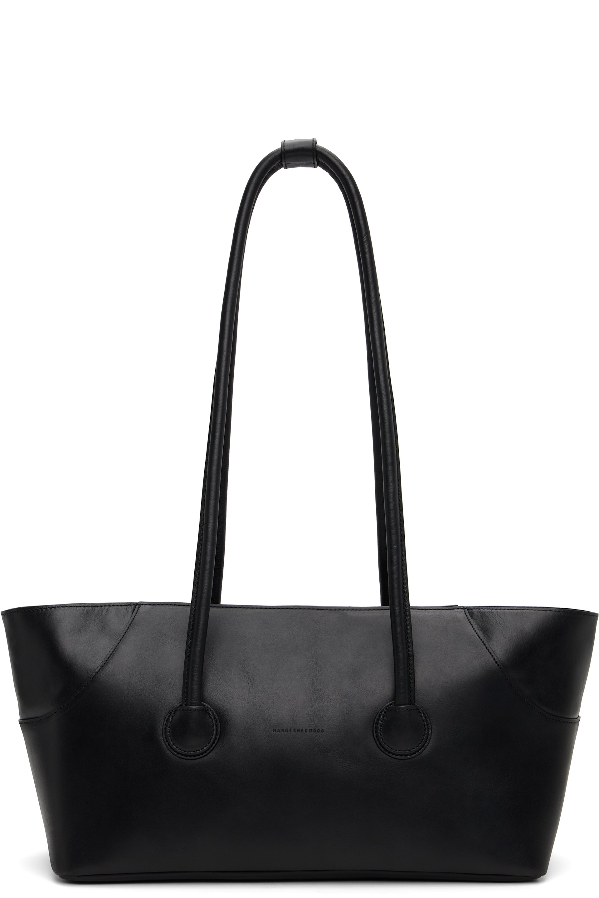 MARGESHERWOOD - Black Boat Shopper Large Bag