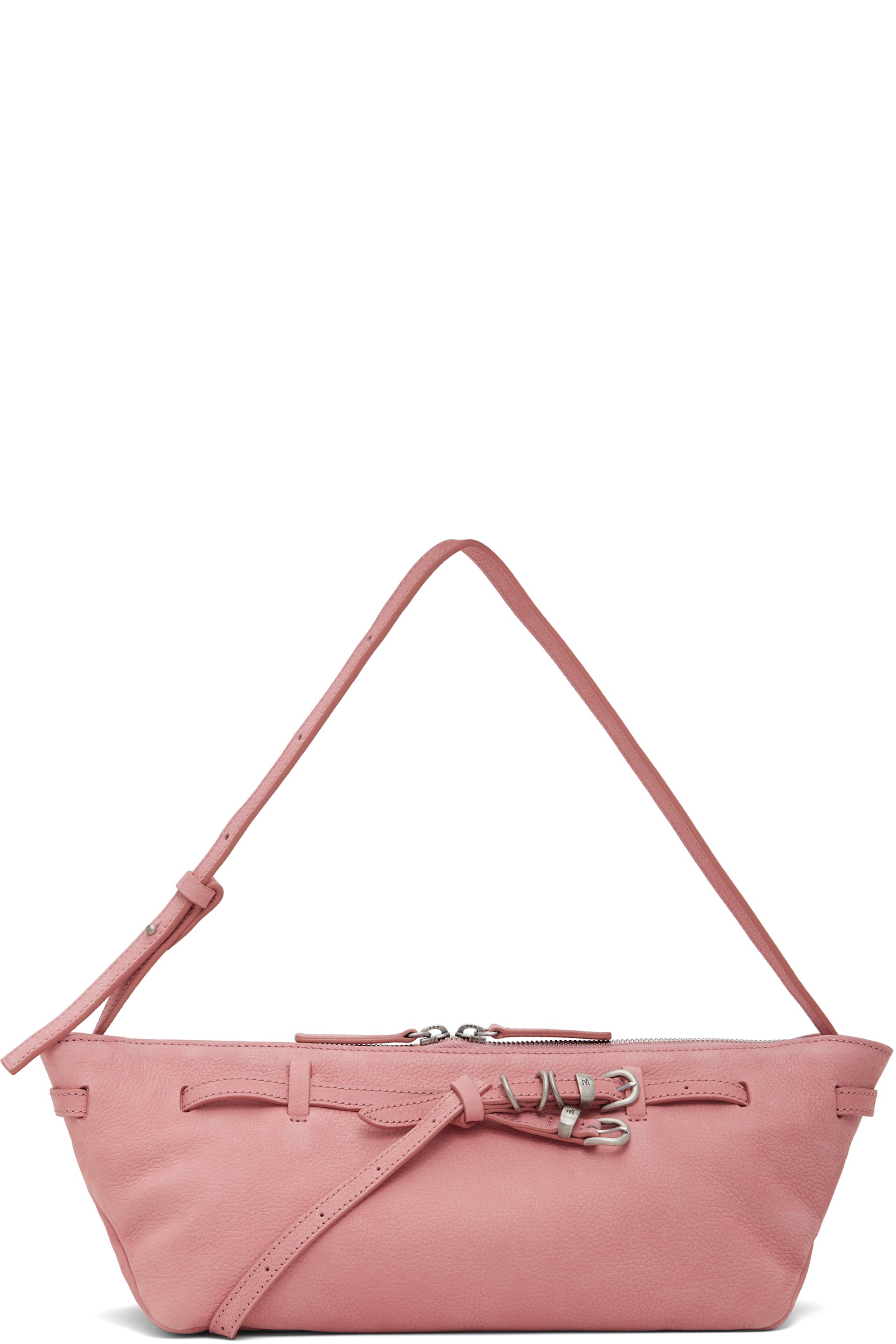 MARGESHERWOOD - Pink Leather 'Grandma' Used Sling Bag