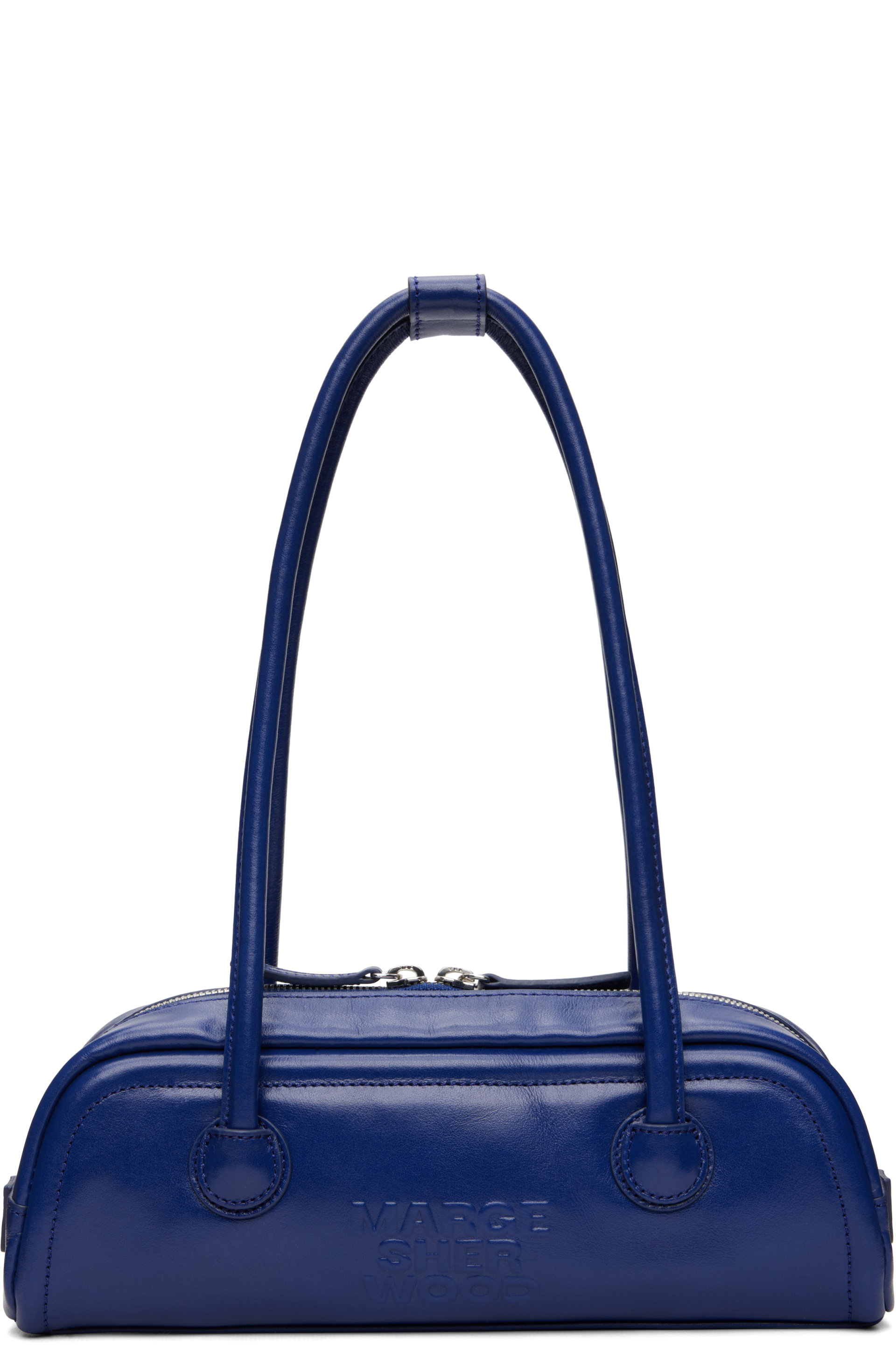 MARGESHERWOOD - Navy Soft Boston EW Mini Bag