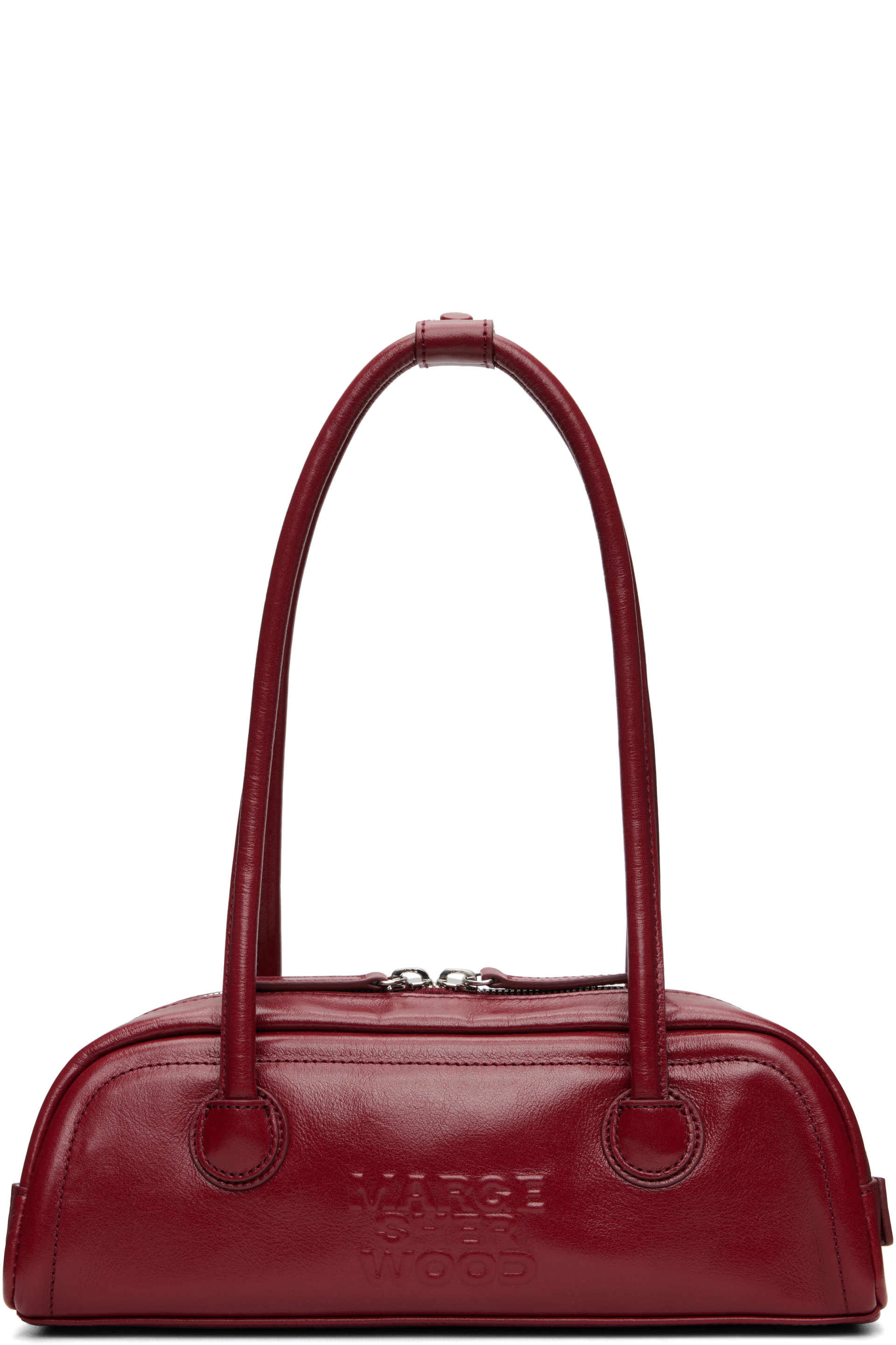 MARGESHERWOOD - Burgundy Soft Boston EW Mini Bag