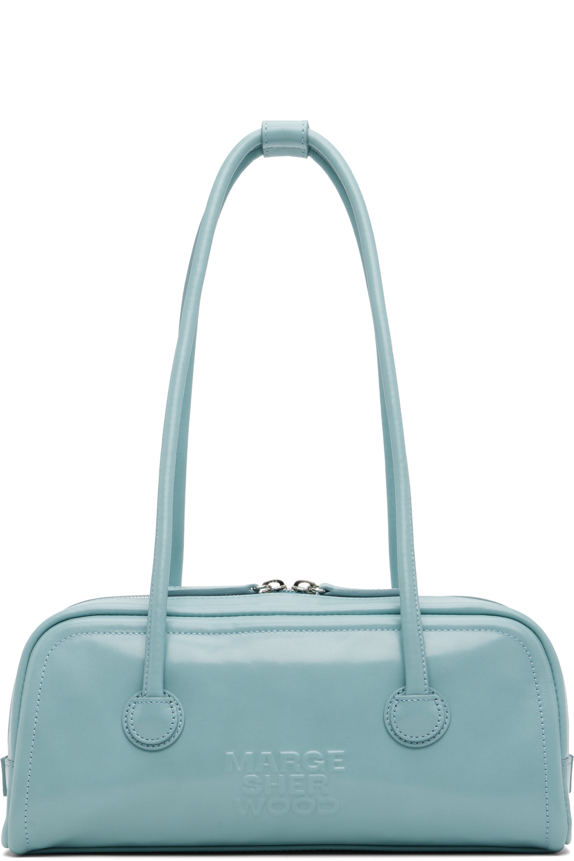 MARGESHERWOOD - Blue Soft Boston EW Bag