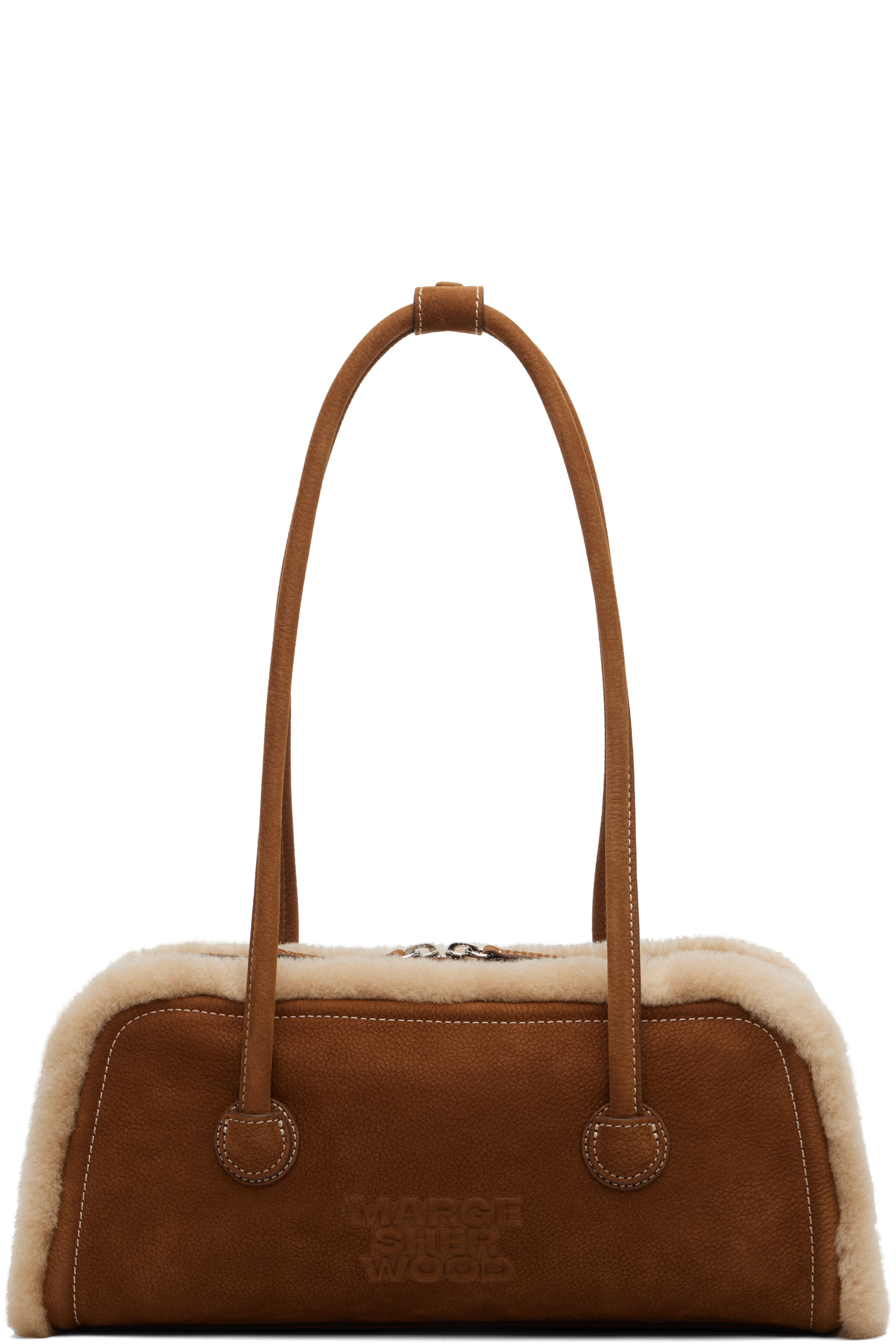 MARGESHERWOOD - Tan Soft Boston EW Bag