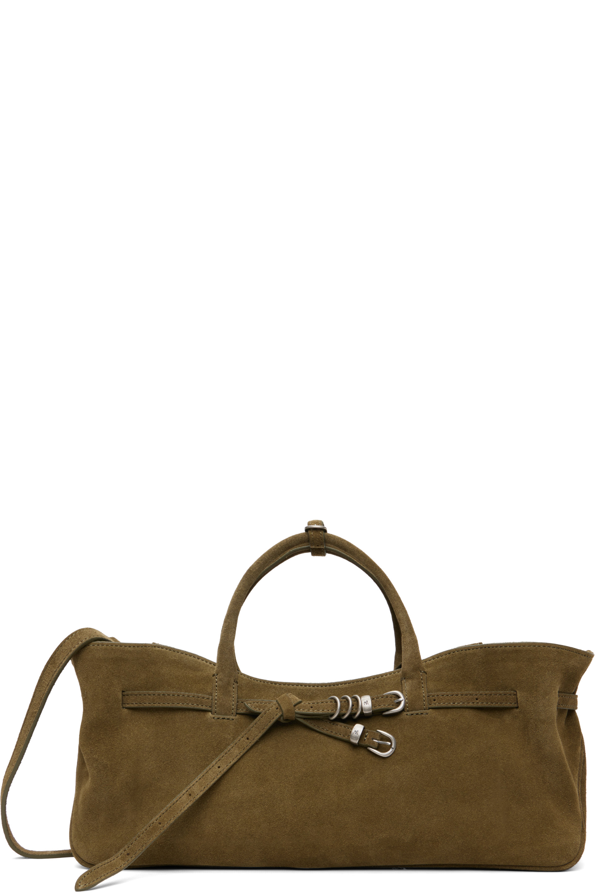MARGESHERWOOD - Khaki Zipped 'Grandma' Used Bag