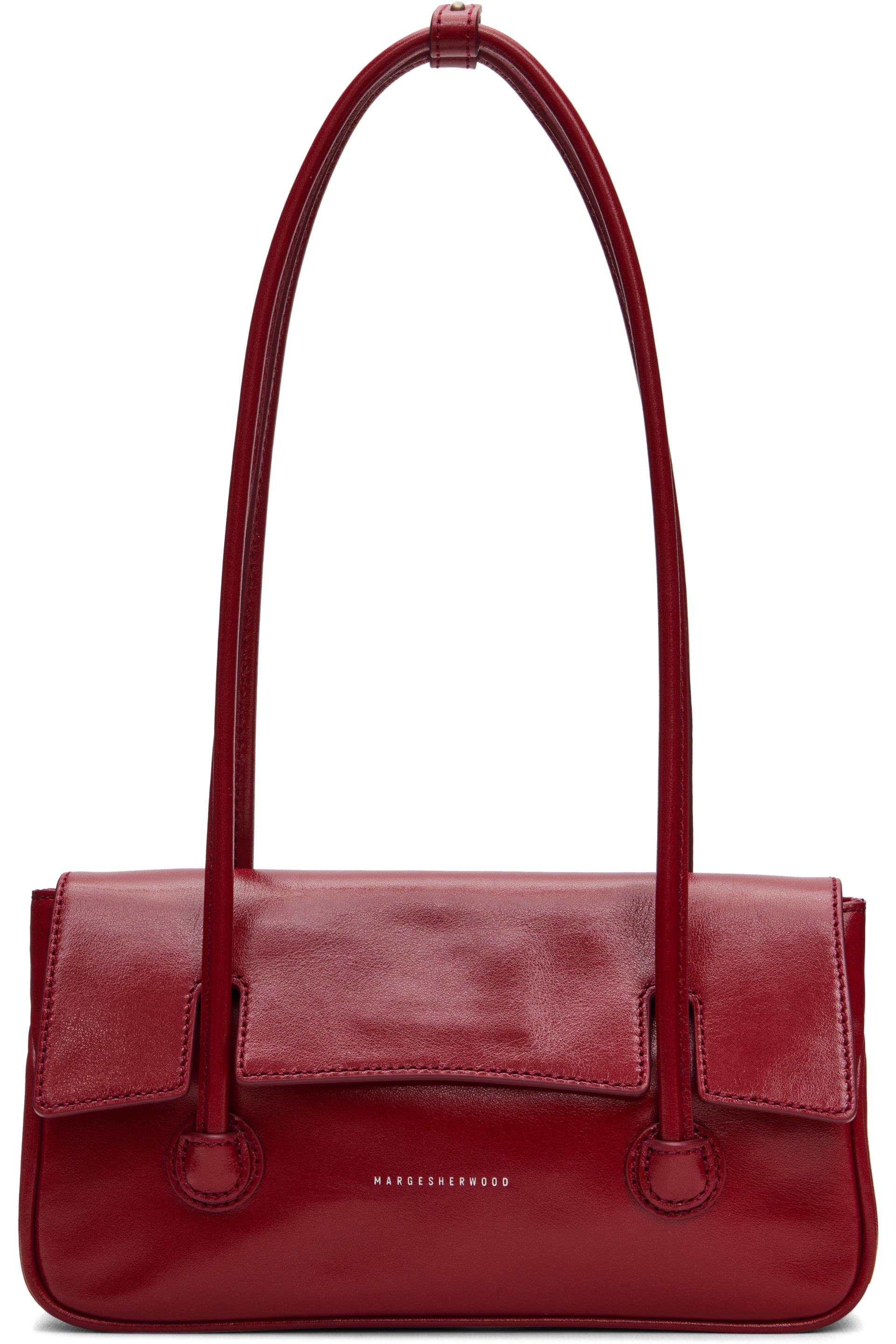 MARGESHERWOOD - Red Flap Small Bag