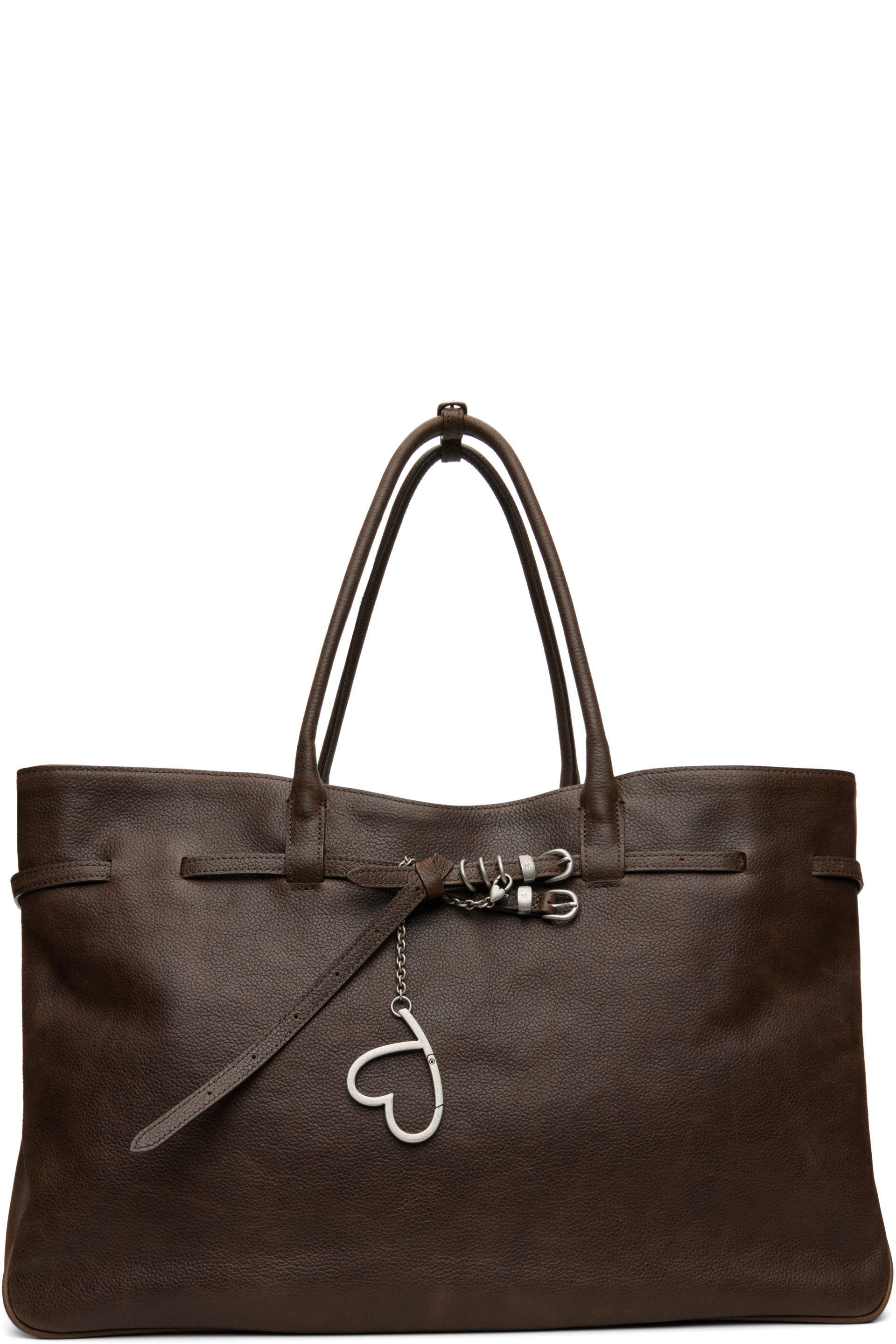 MARGESHERWOOD - Brown Leather 'Grandma' Used XL Tote
