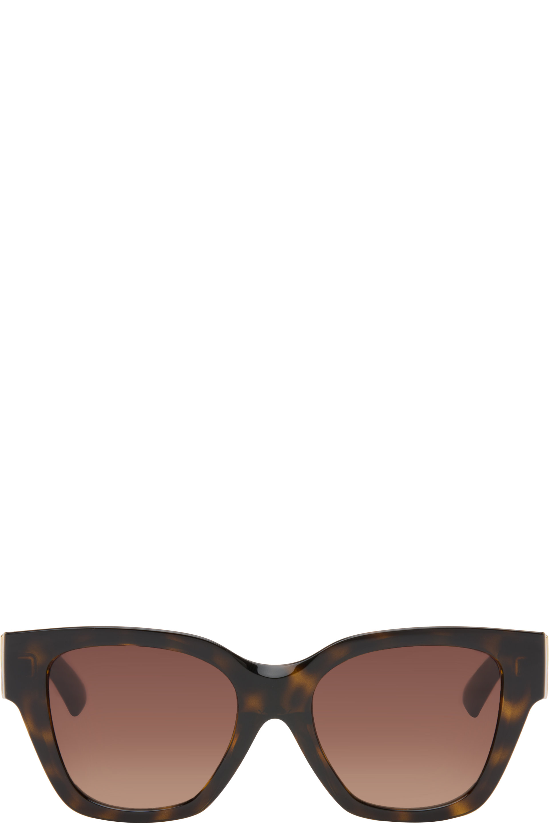 Burberry - Brown Square Sunglasses