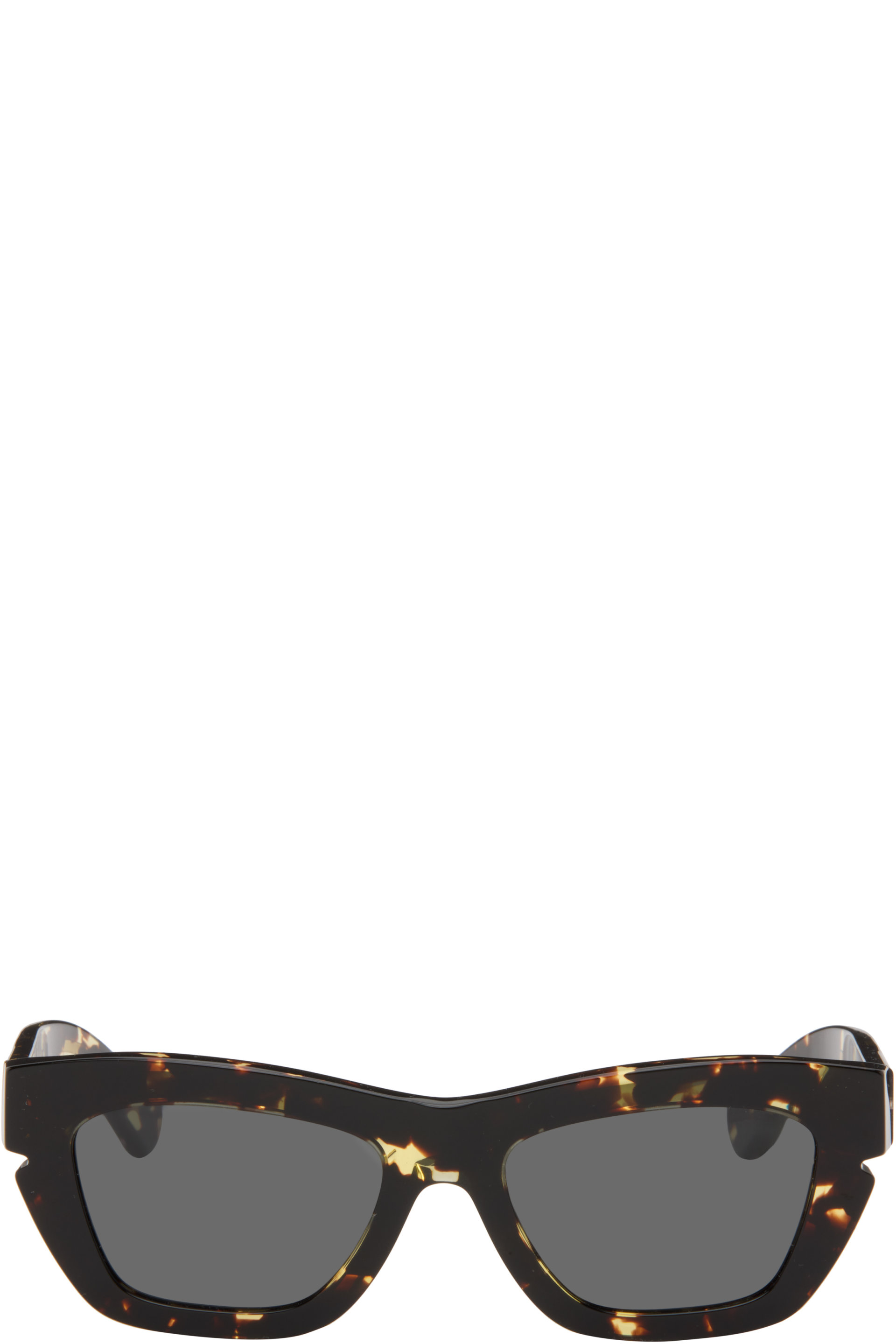 Burberry - Brown Rectangle Sunglasses