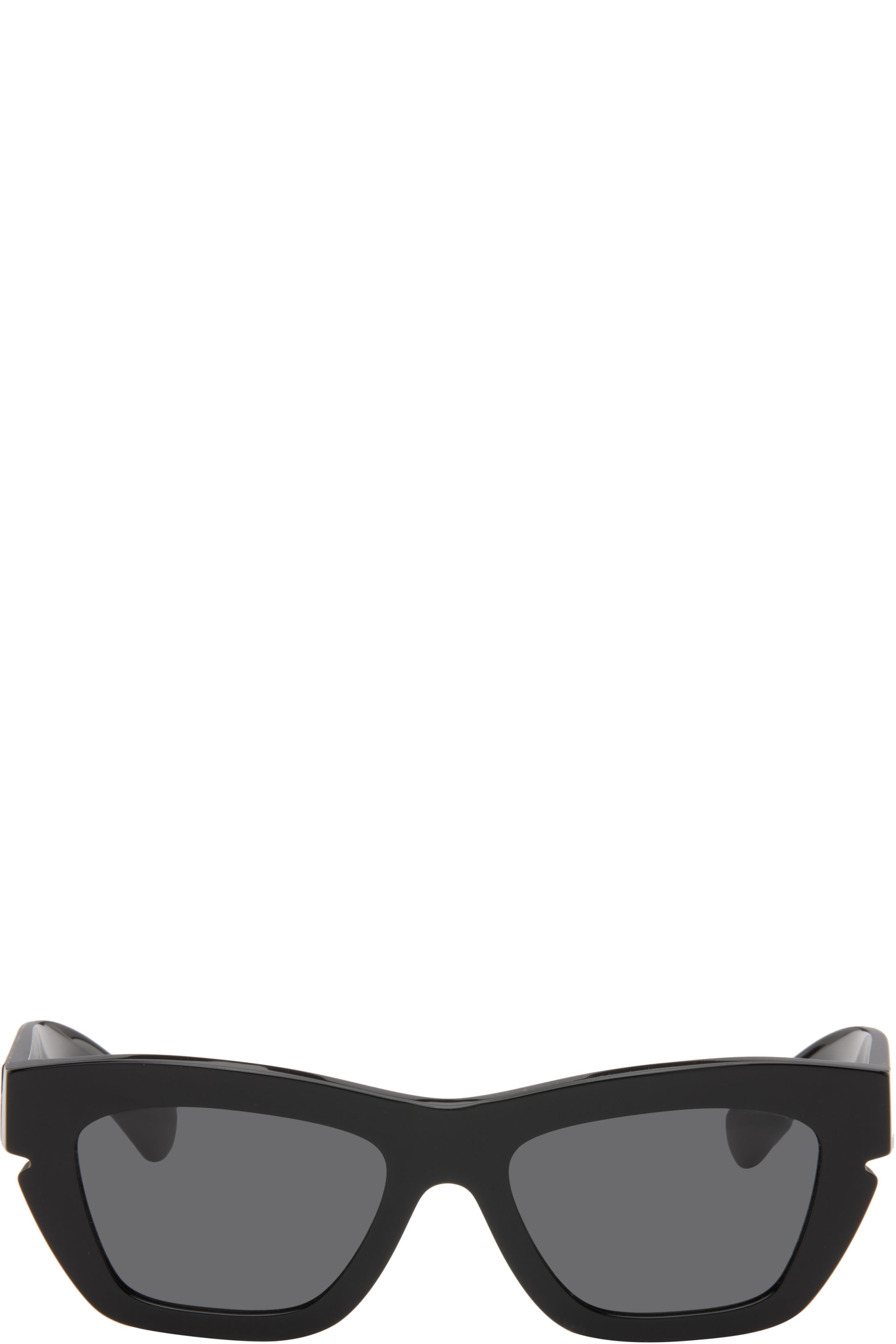 Burberry - Black Rectangle Sunglasses