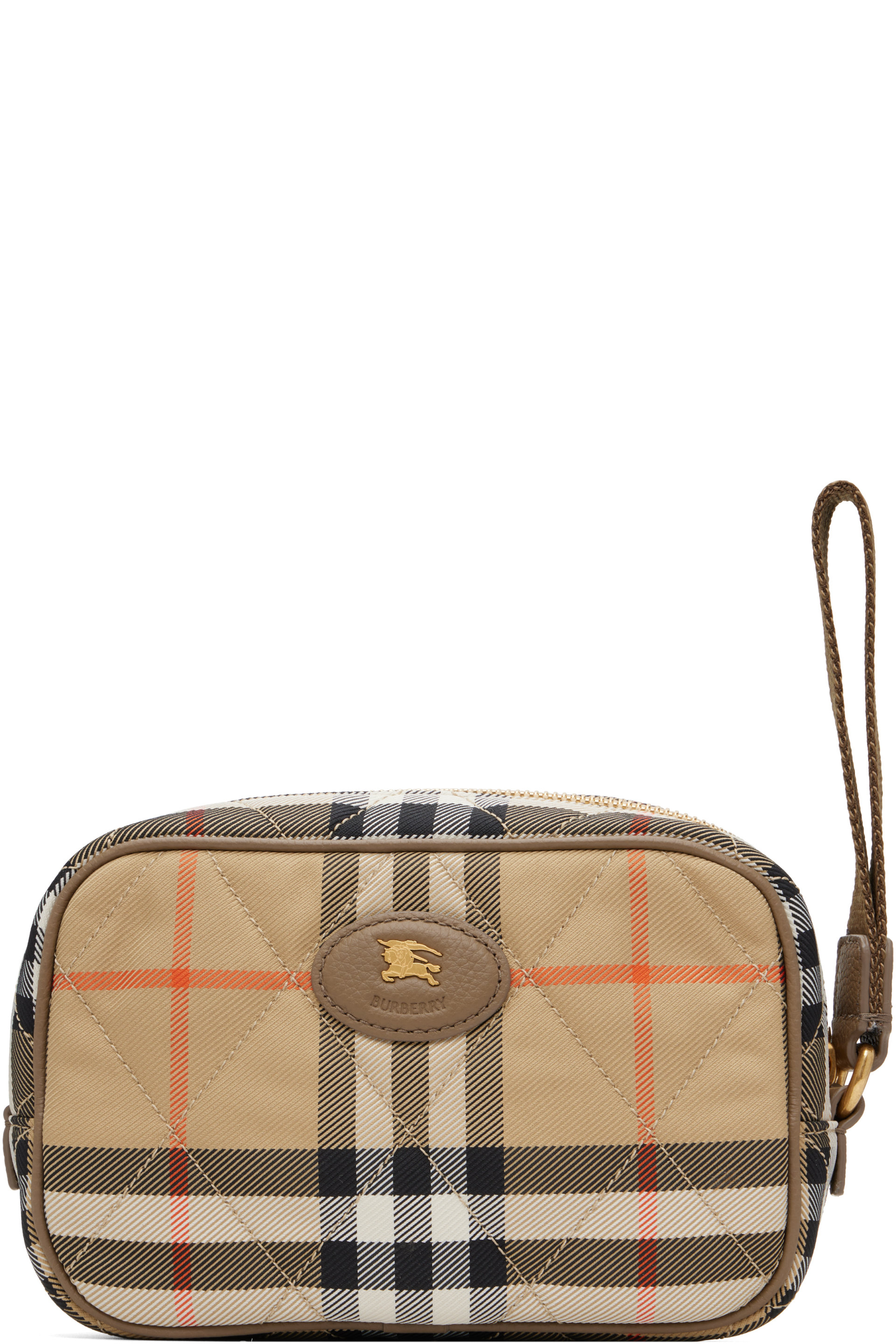 Burberry - Beige Horseshoe Pouch