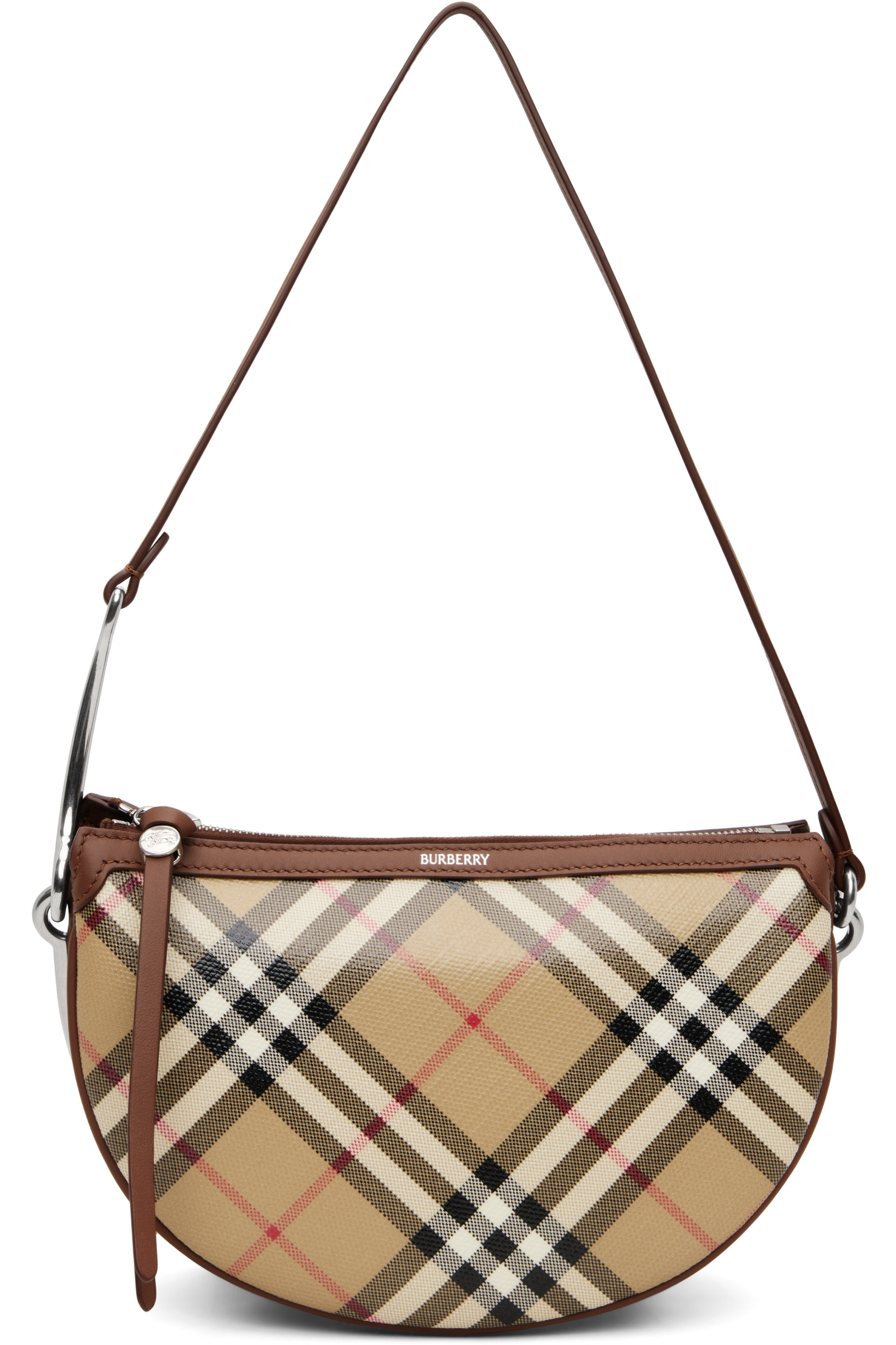 Burberry - Beige Small Bridle Saddle Bag