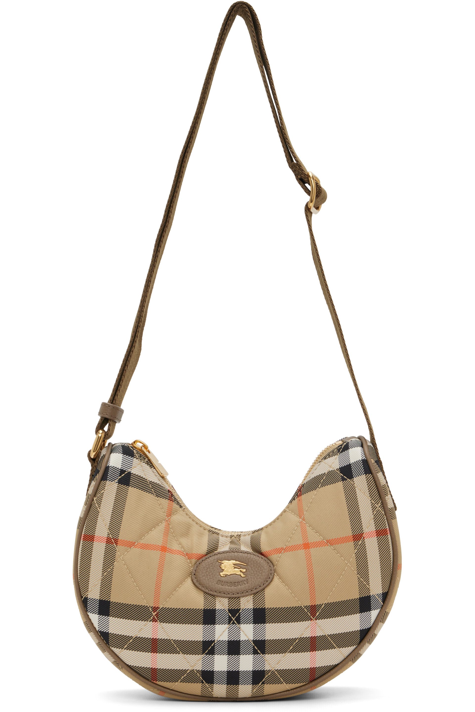 Burberry - Beige Horseshoe Crossbody Bag