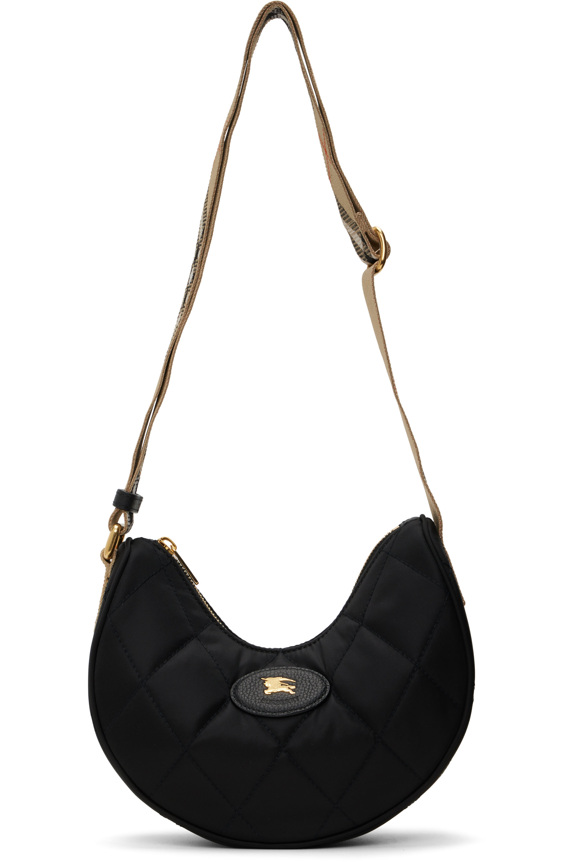Burberry - Black Horseshoe Crossbody Bag