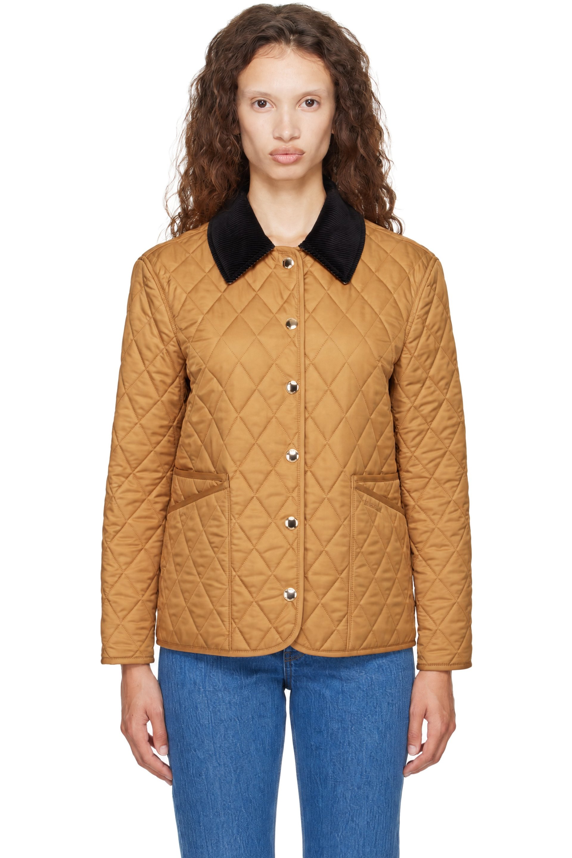 Burberry - Tan Dranefeld Quilted Twill Jacket
