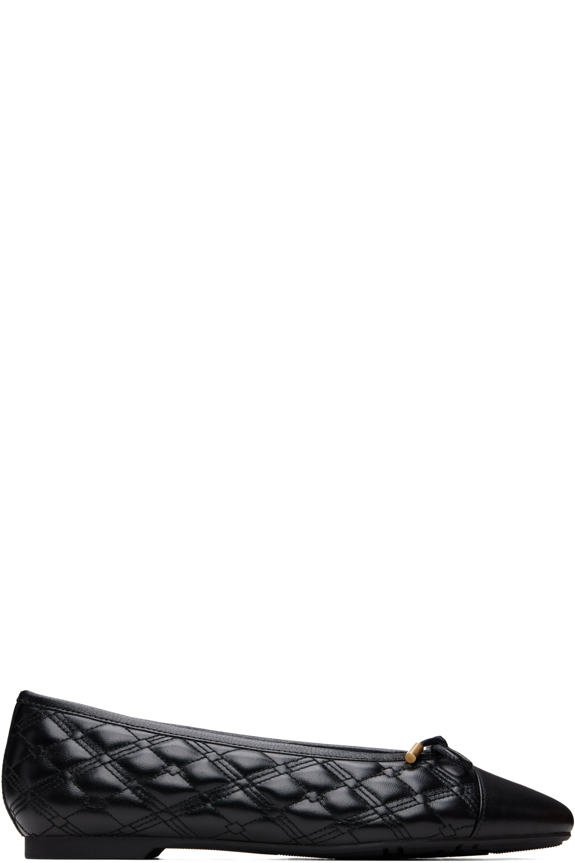 Burberry - Black Highgate Ballerina Flats