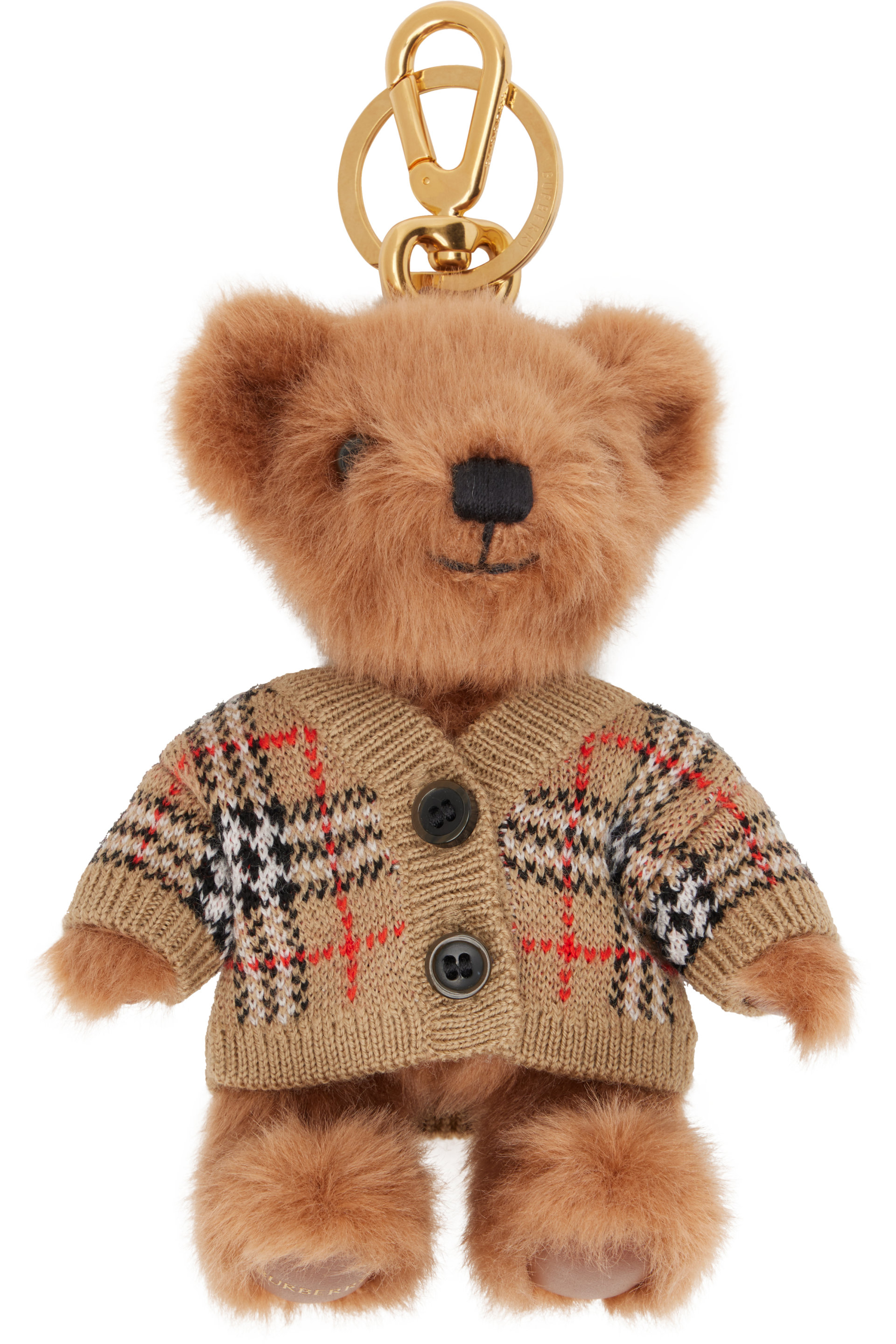 Burberry - Brown Thomas Bear Charm Keychain