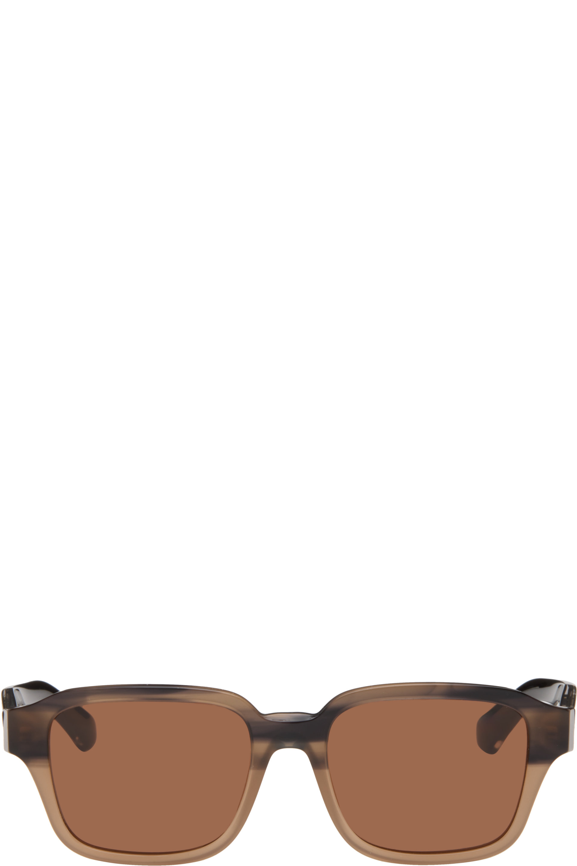 Burberry - Brown Square Sunglasses