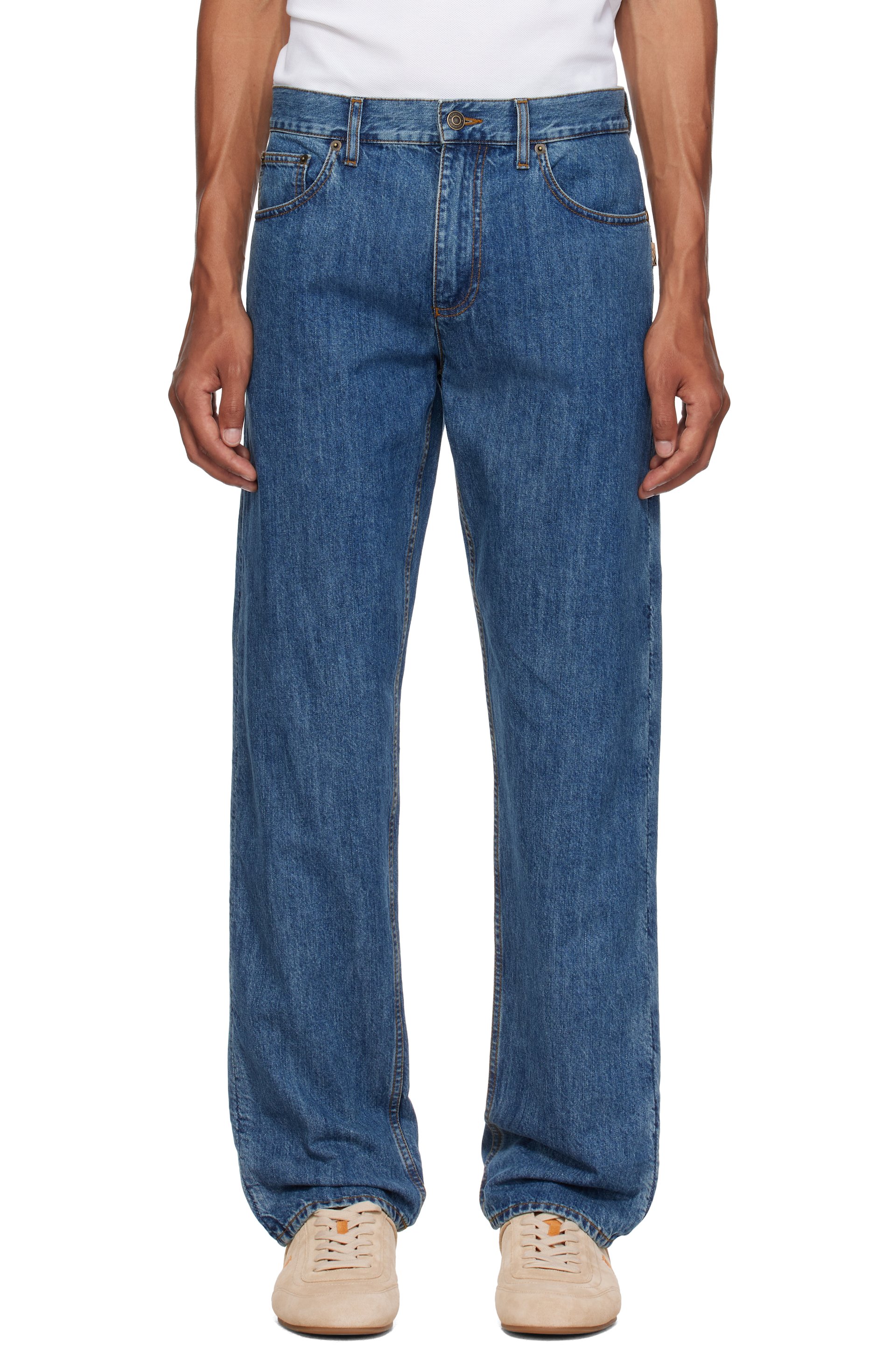 Burberry - Blue Straight Jeans