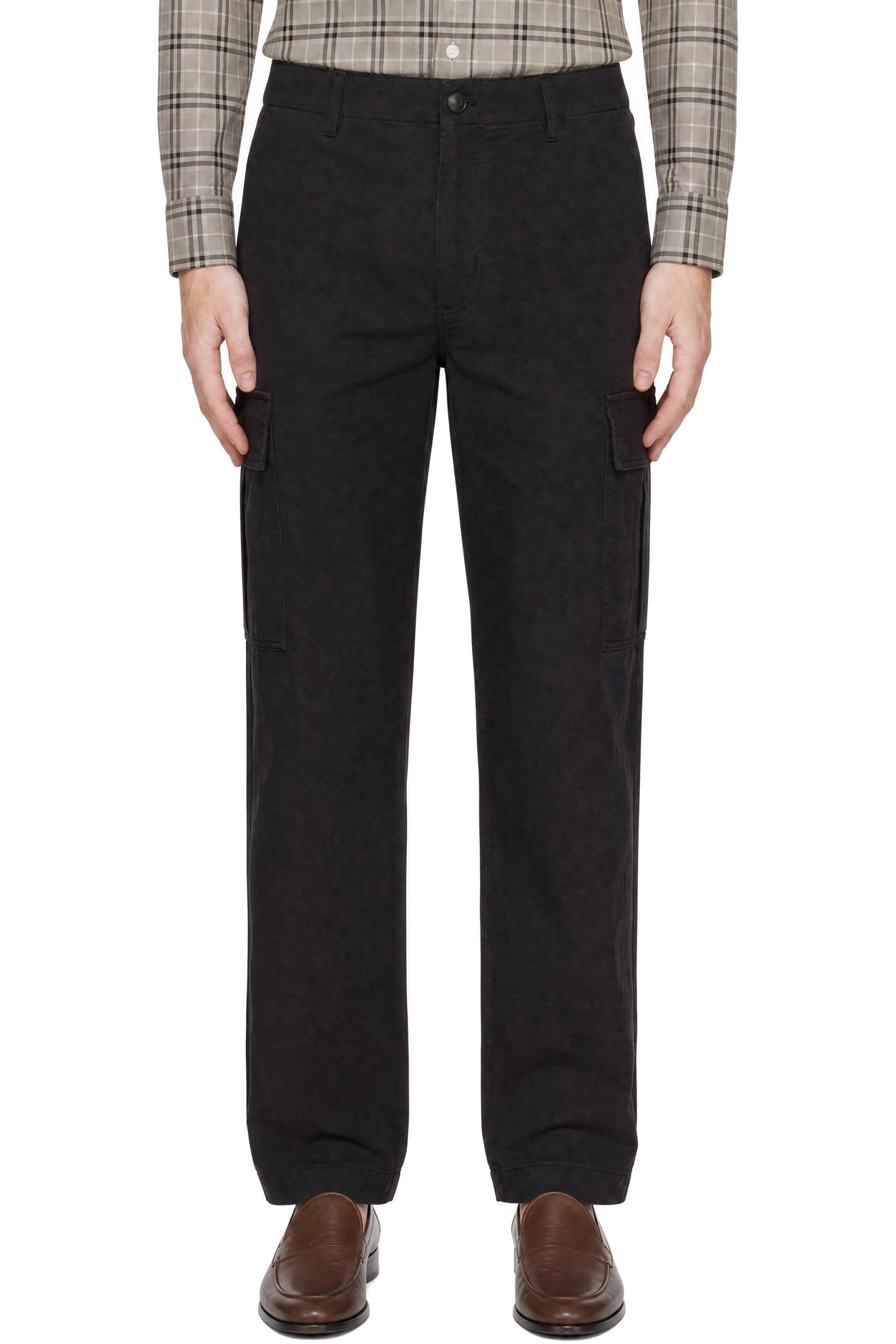 Burberry - Black Cotton Cargo Pants