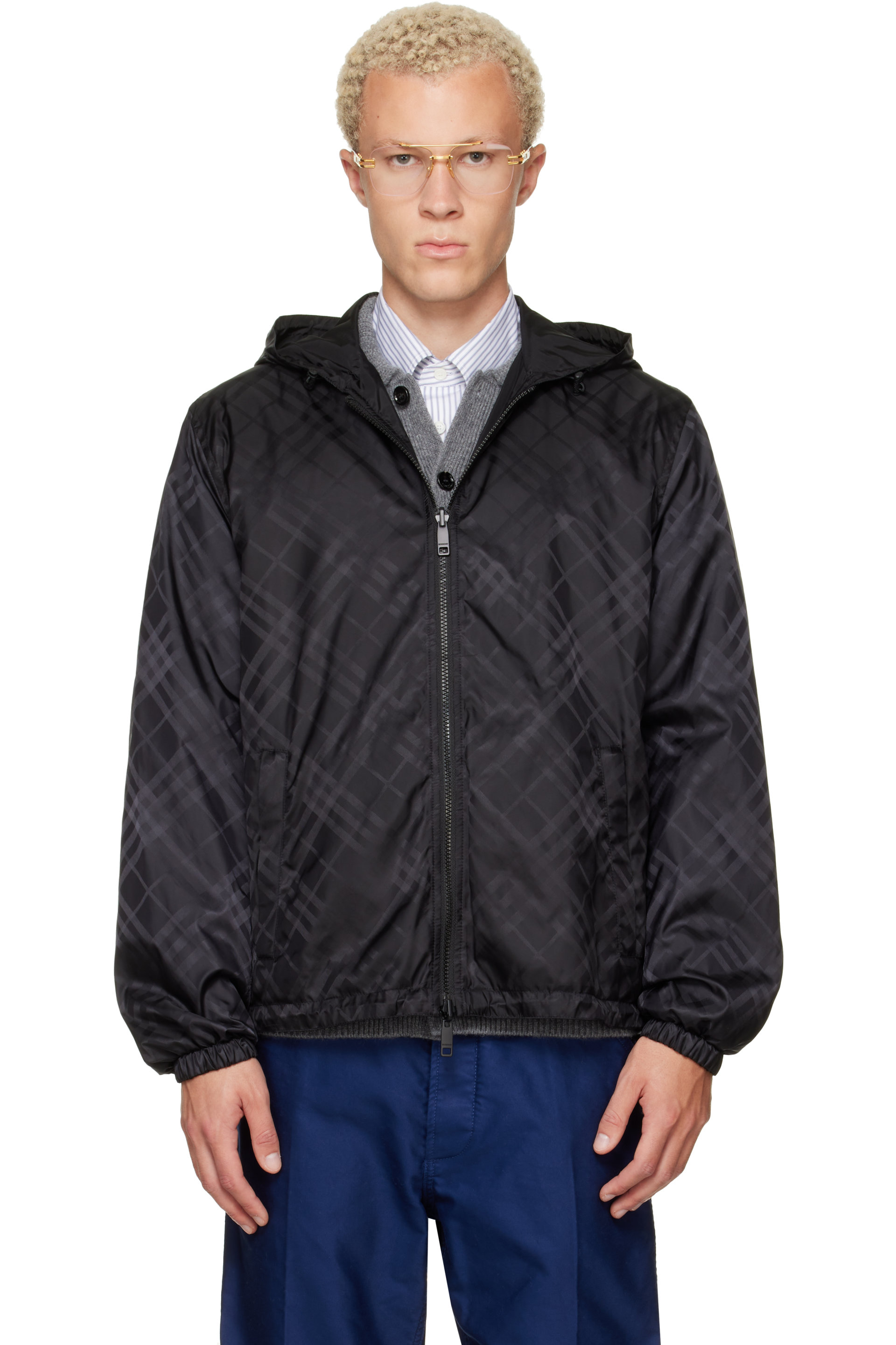 Burberry - Black Check Reversible Jacket