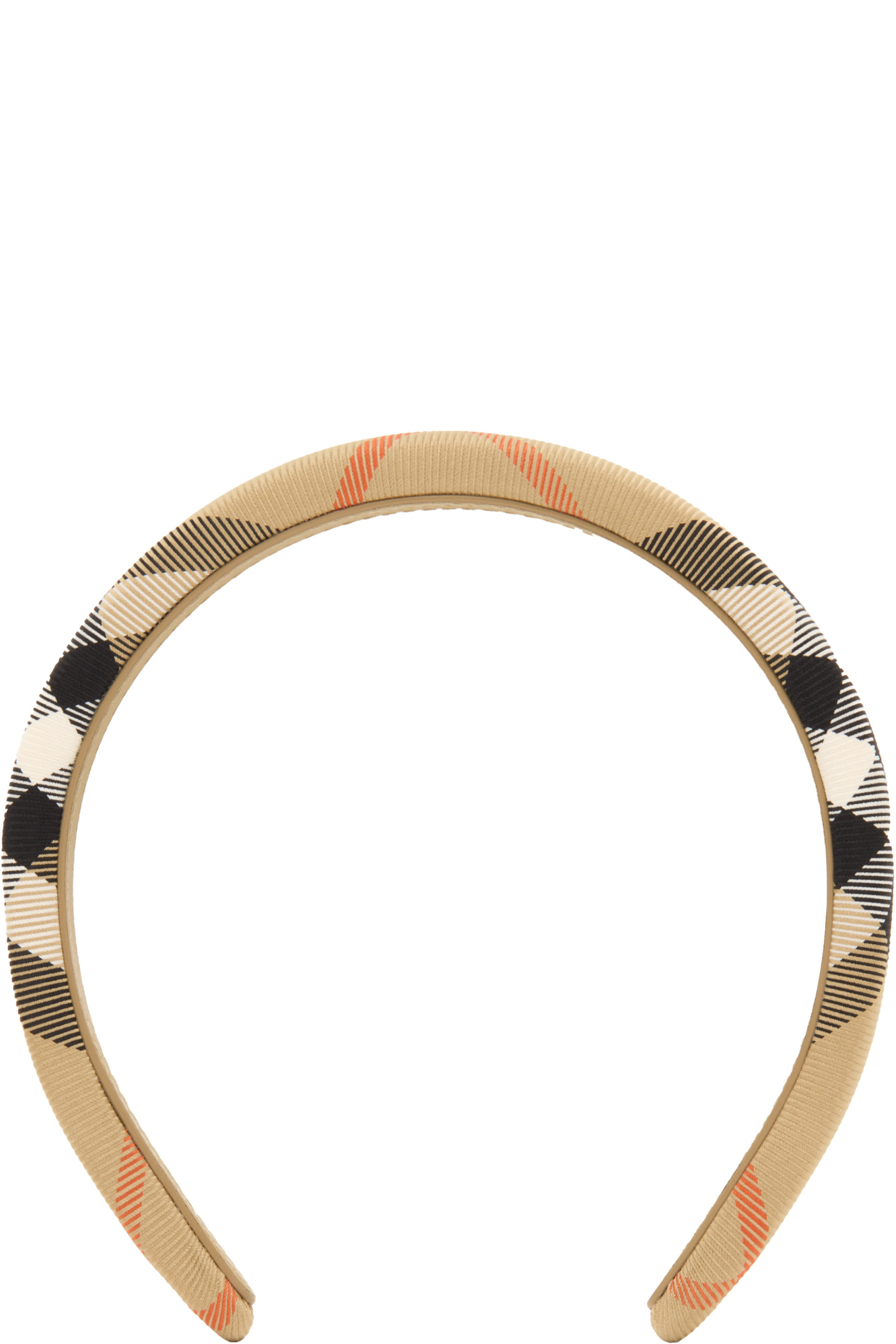 Burberry - Kids Beige Check Classic Headband