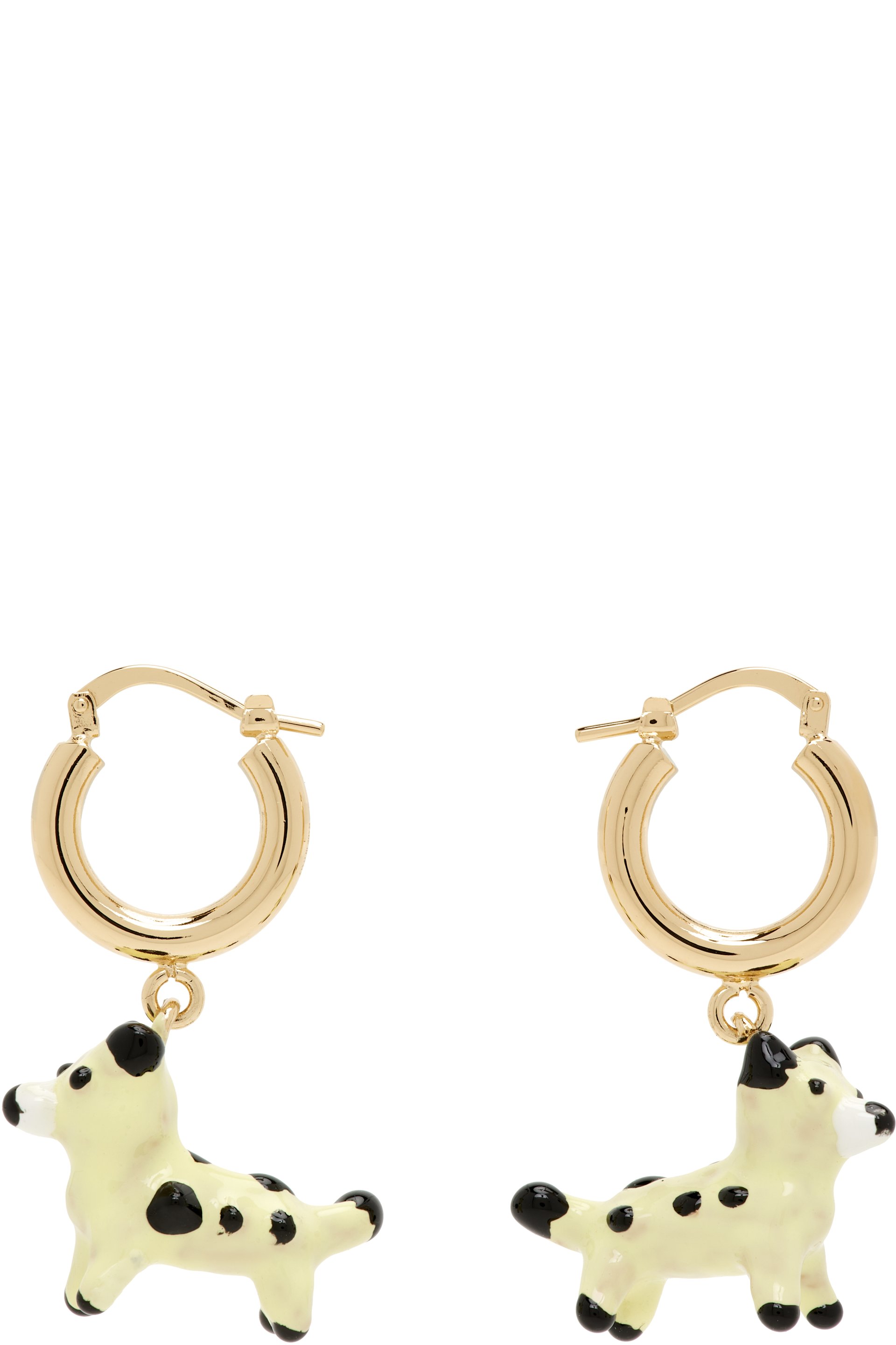 Marni - Dog Charm Earrings