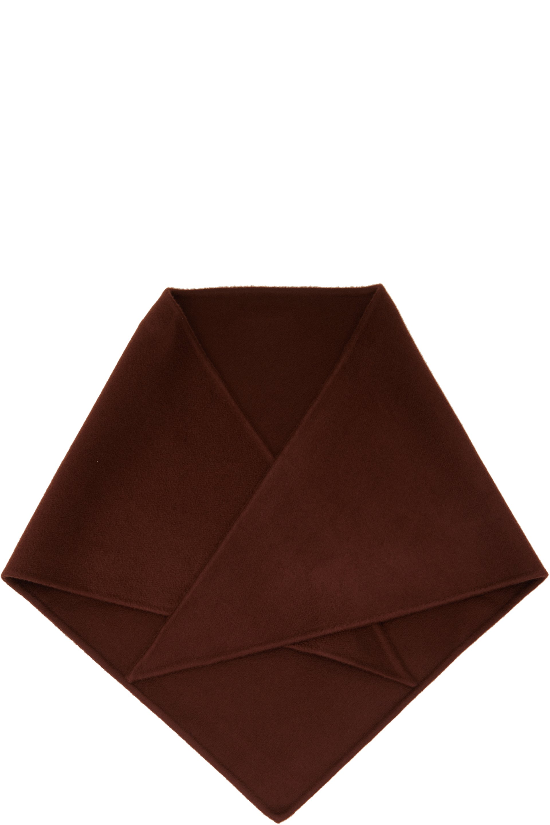 Marni - Brown Mini Logo Triangle Scarf