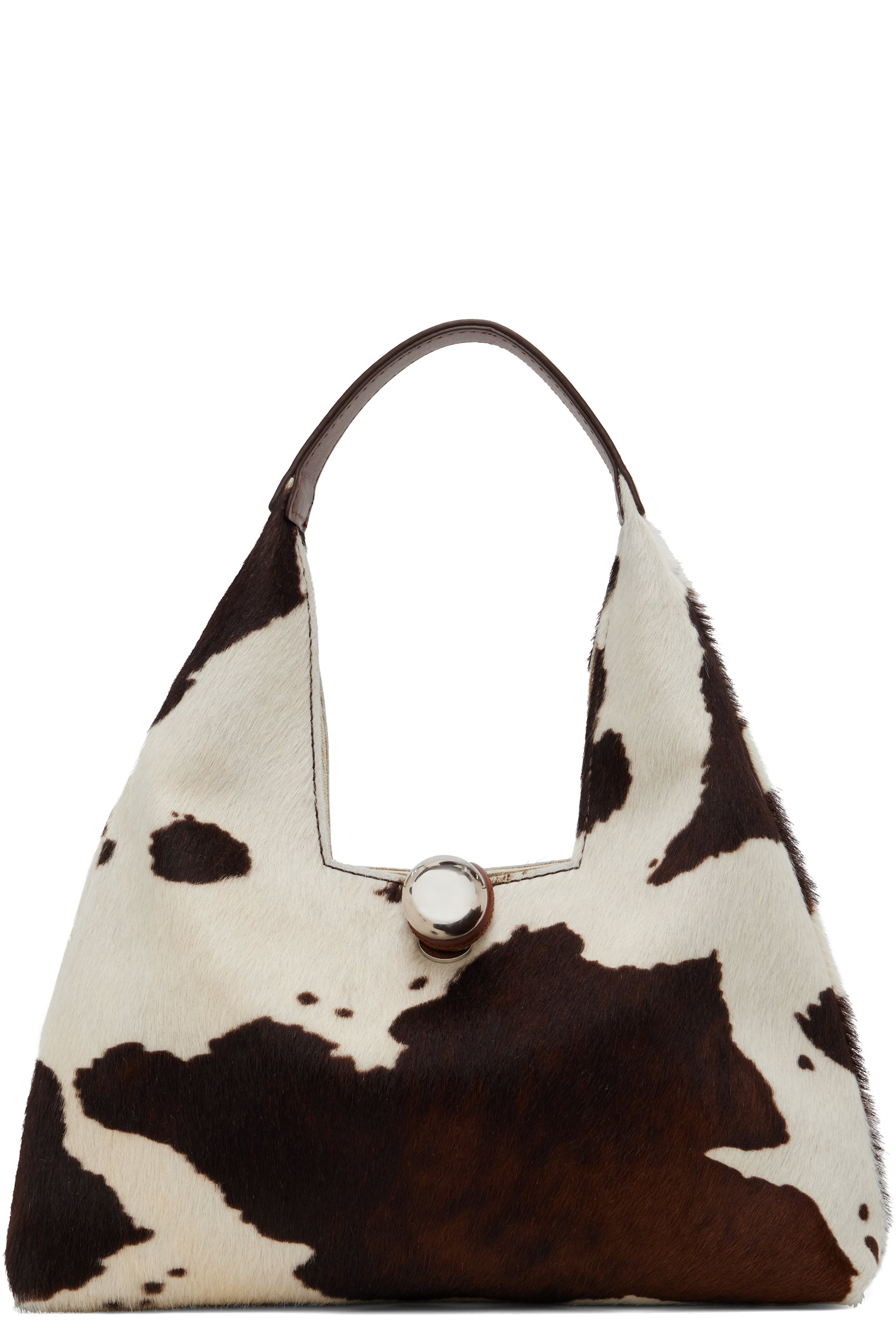 Marni - Brown & Off-White Trapeze Mini Bag