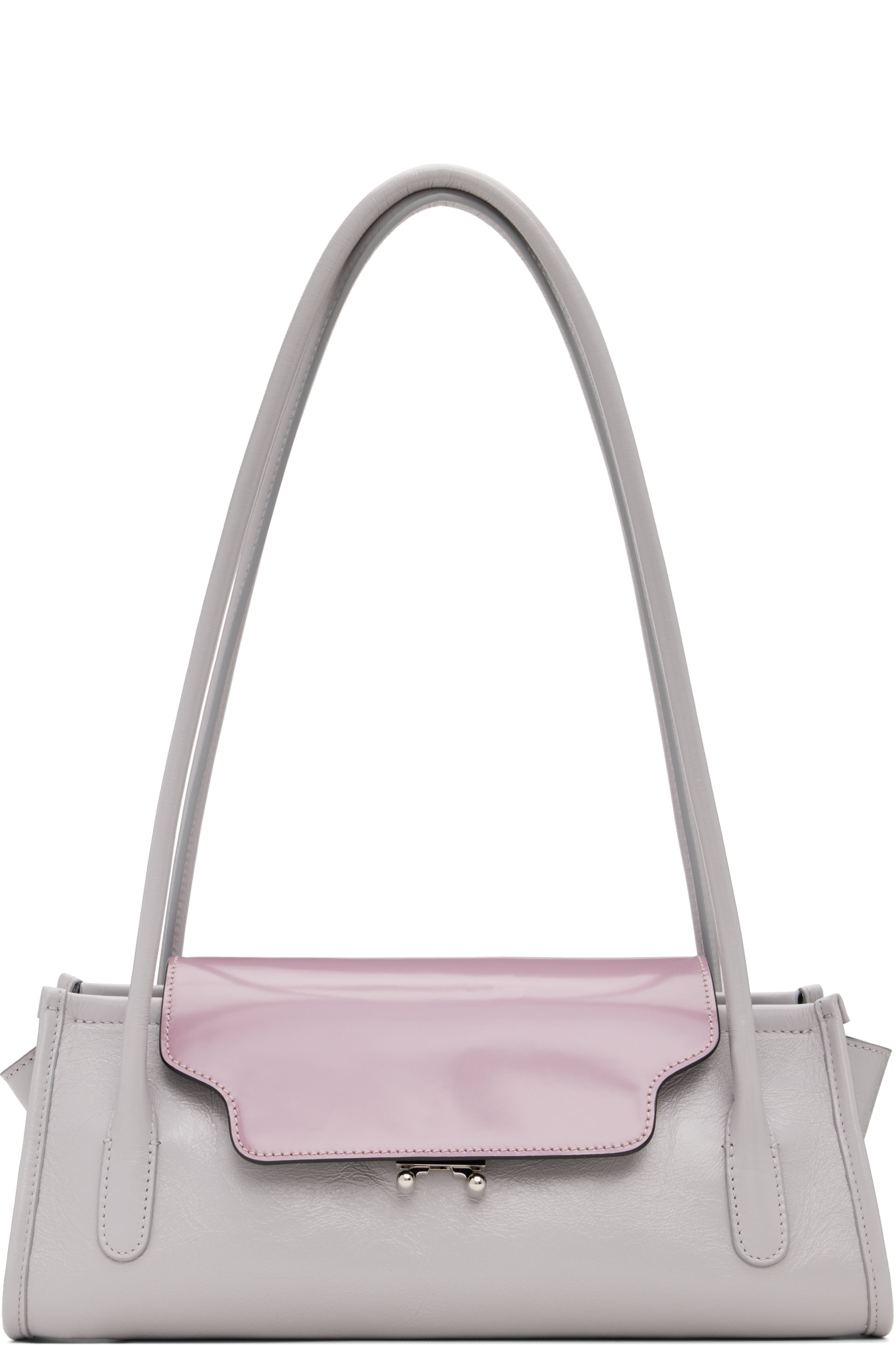 Marni - Purple Leather Trunkette Bag