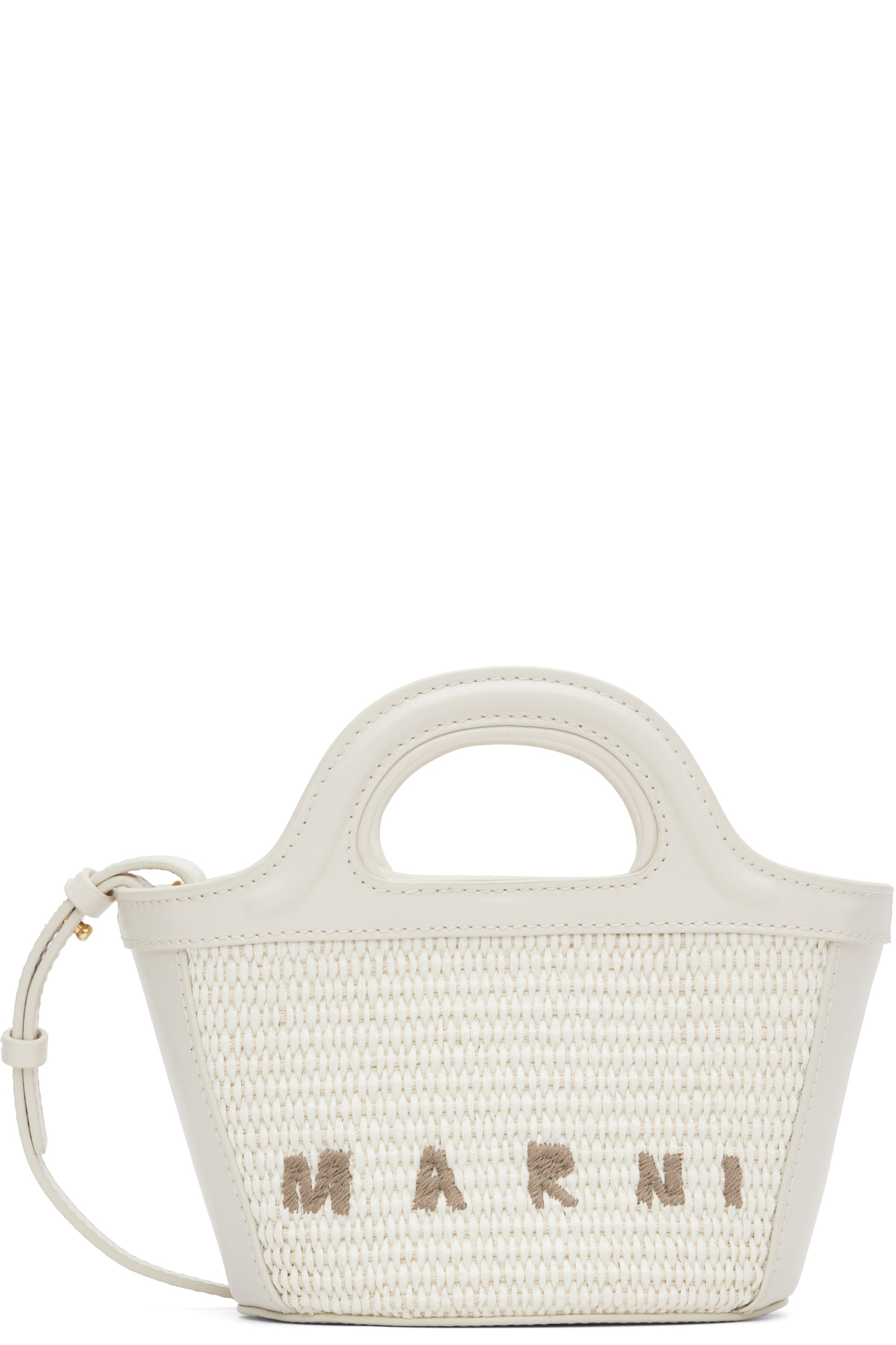 Marni - ホワイト マイクロ Tropicalia トートバッグ