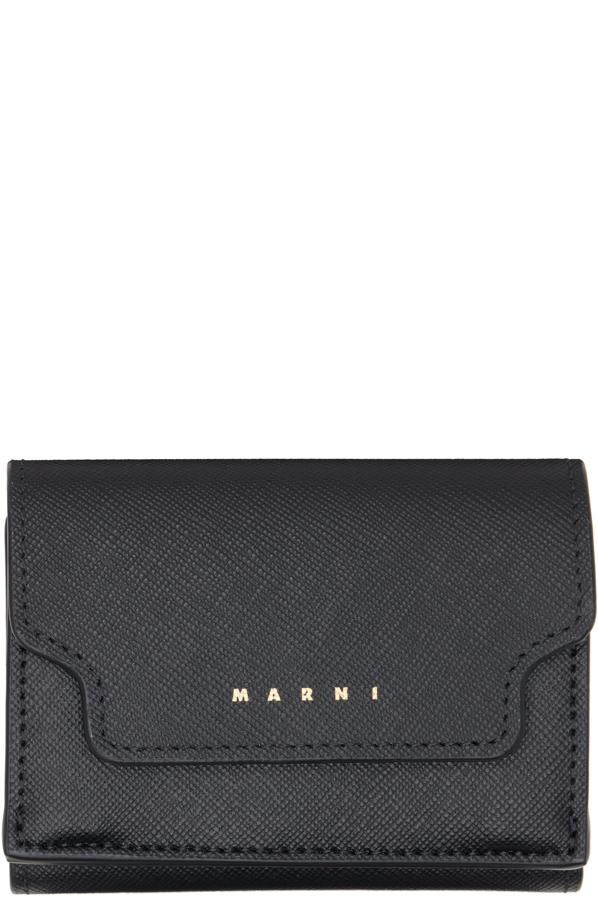 Marni - Black Trifold Wallet