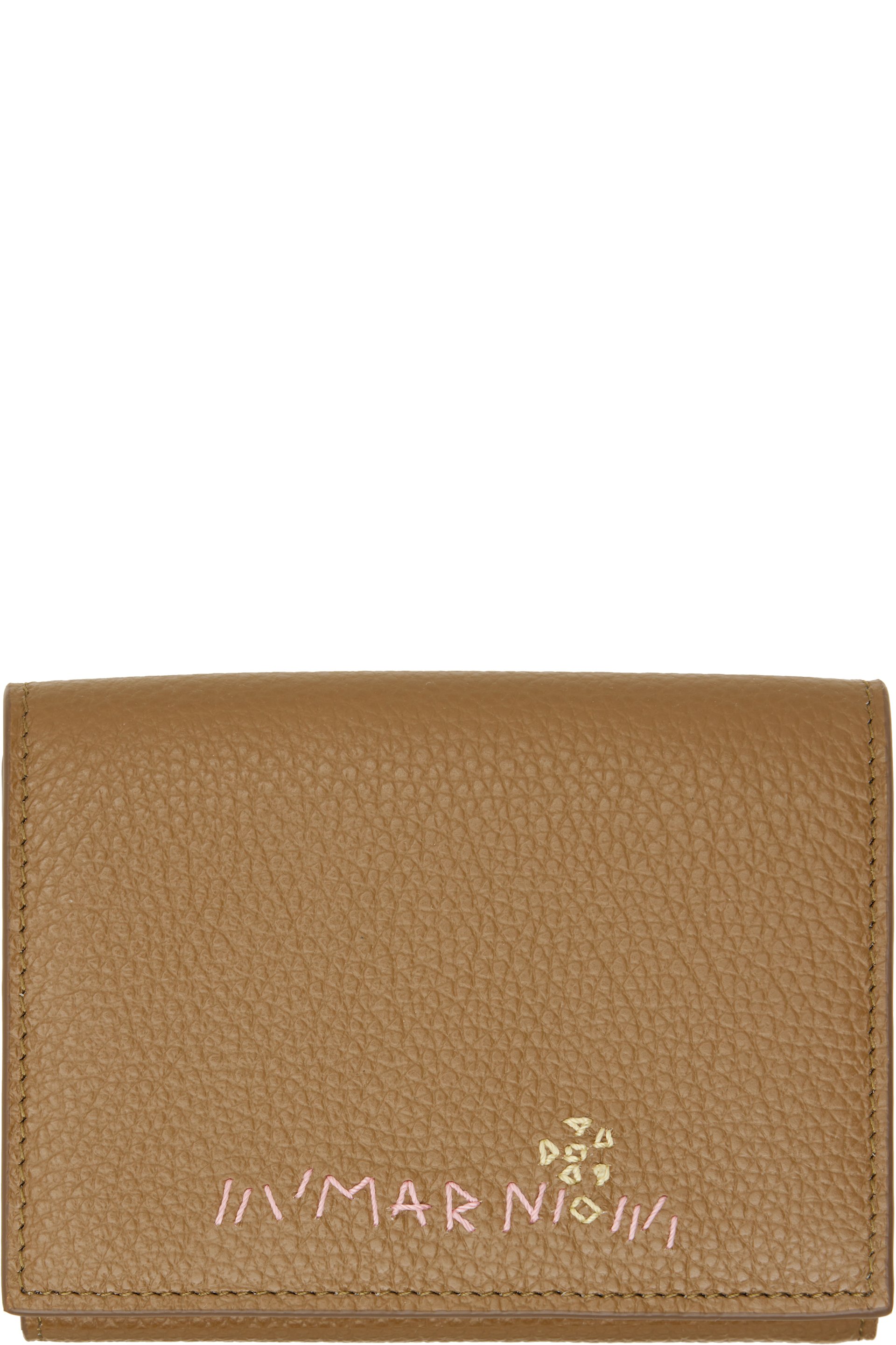 Marni - Khaki Trifold Wallet
