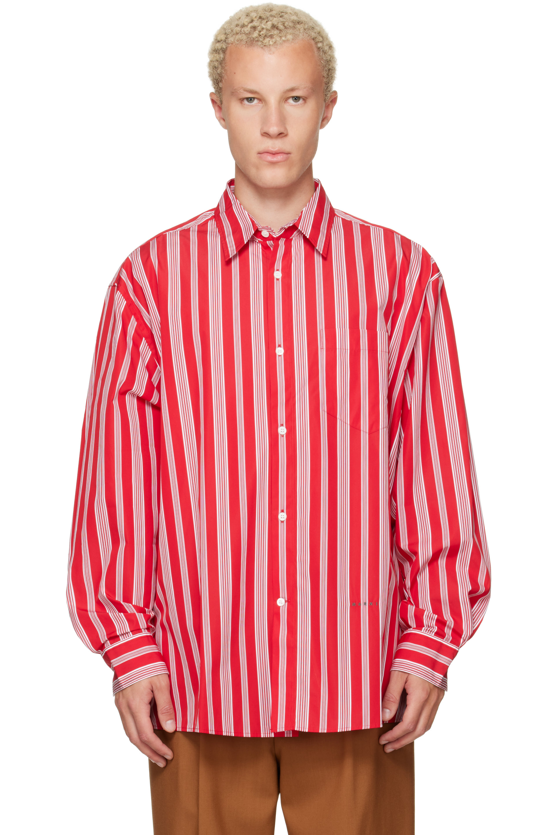 Marni - Red Striped Shirt