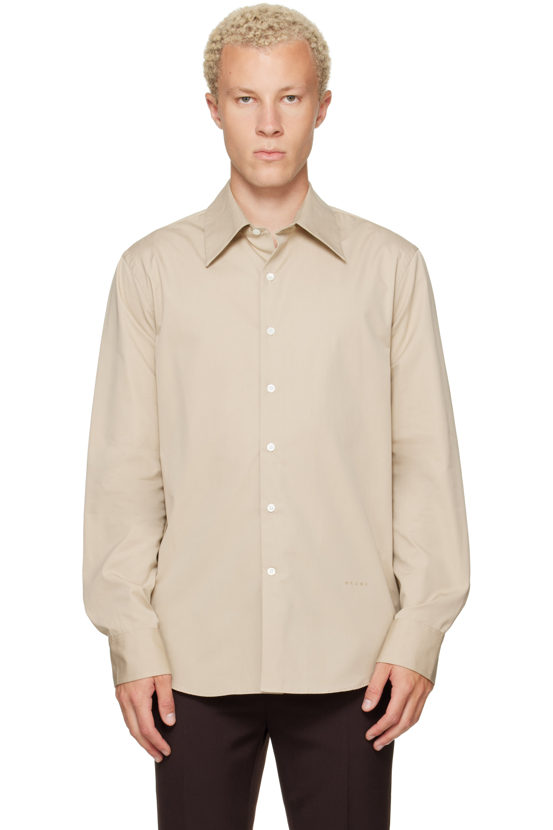 Marni - Beige Darted Shirt
