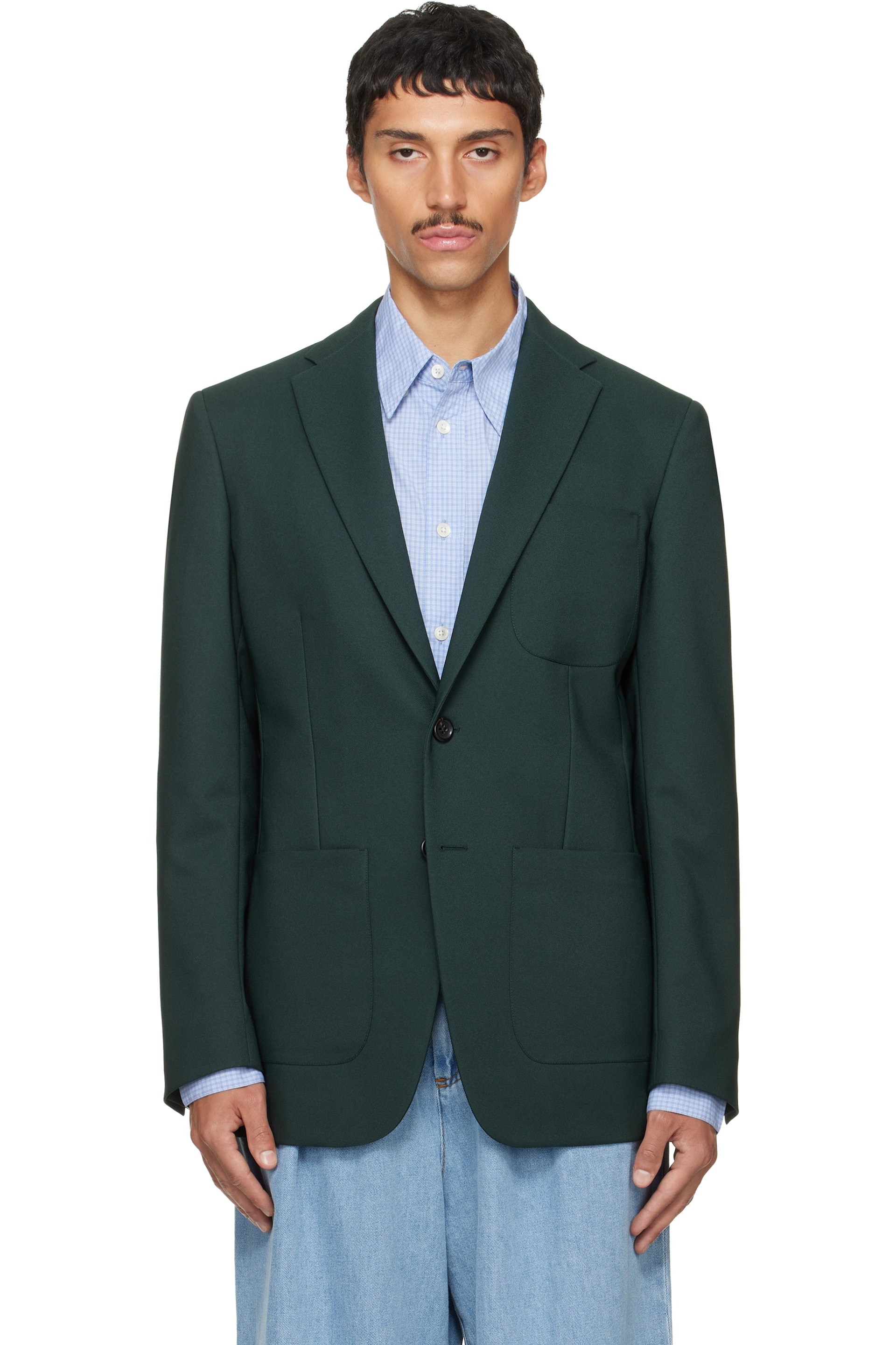 Marni - Green Twill Blazer