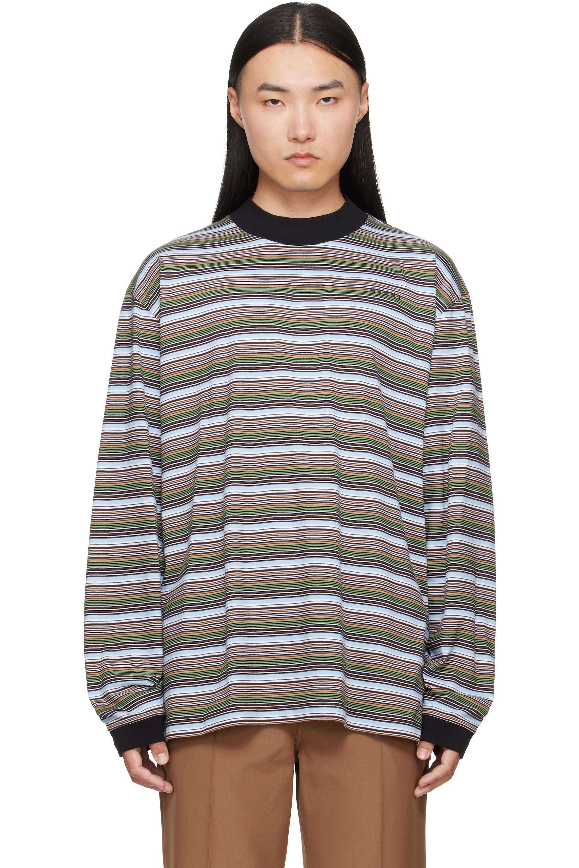 Marni - Multicolor Striped T-shirt