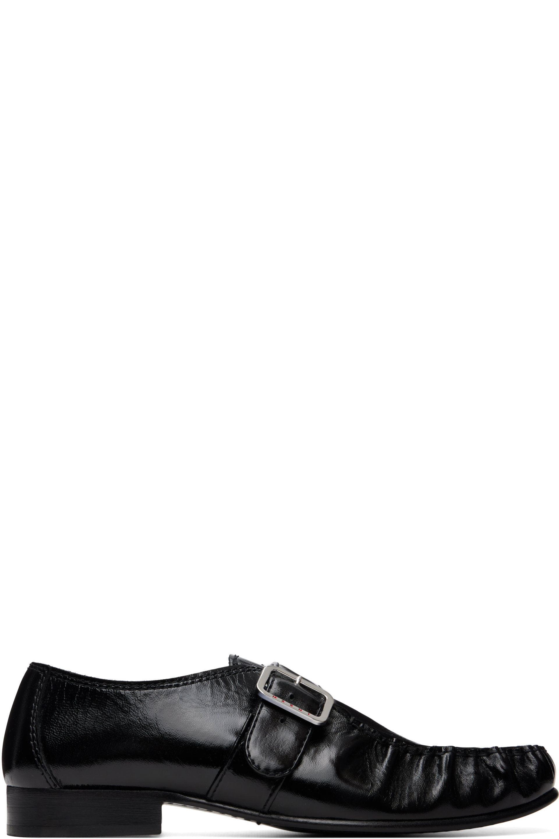 Marni - Flâneurs noirs en cuir