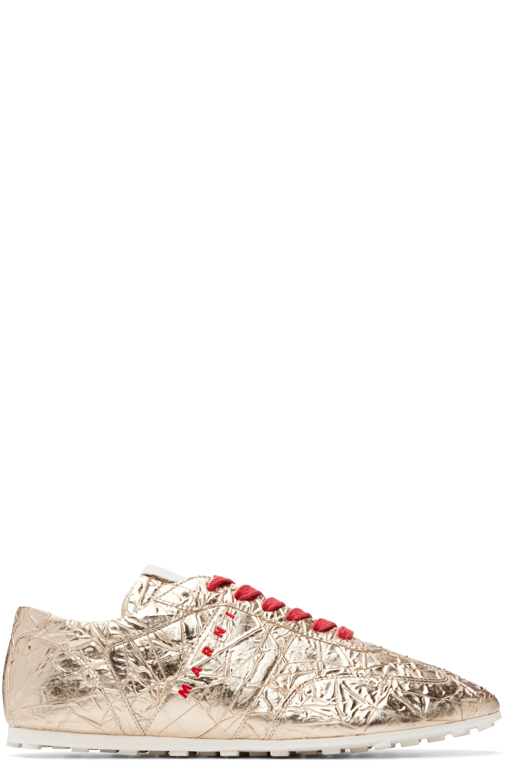 Marni - Gold Softy Soccer Sneakers