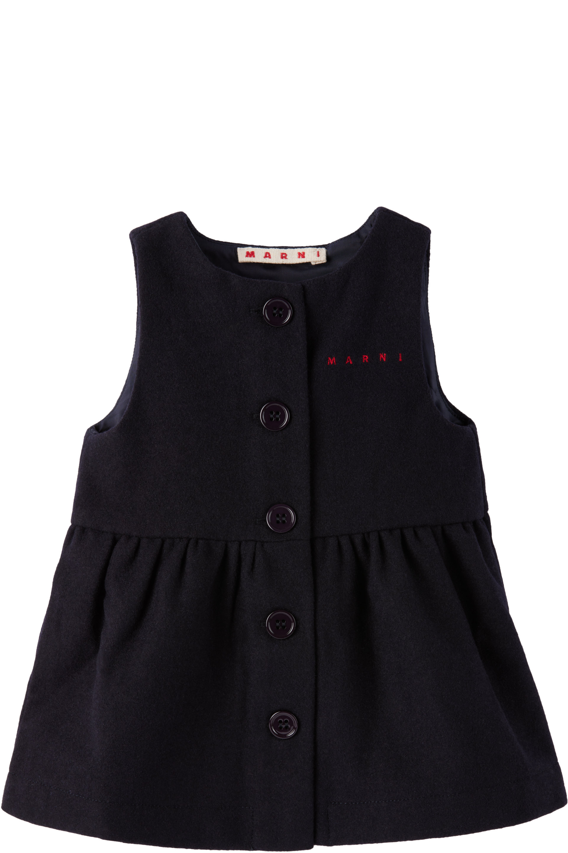 Marni - Baby Navy Logo Dress