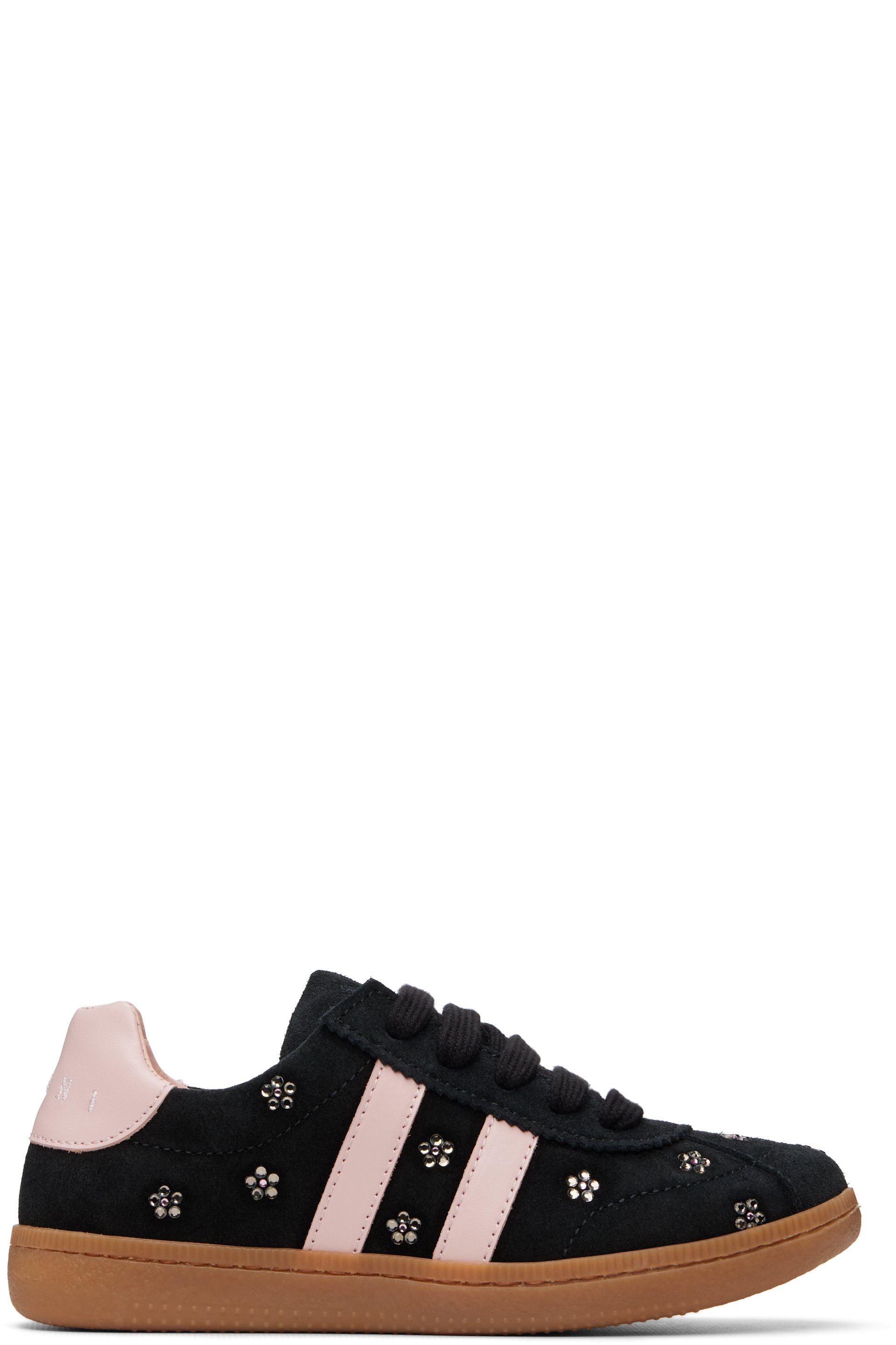 Marni - Little Kids Black Suede Sneakers