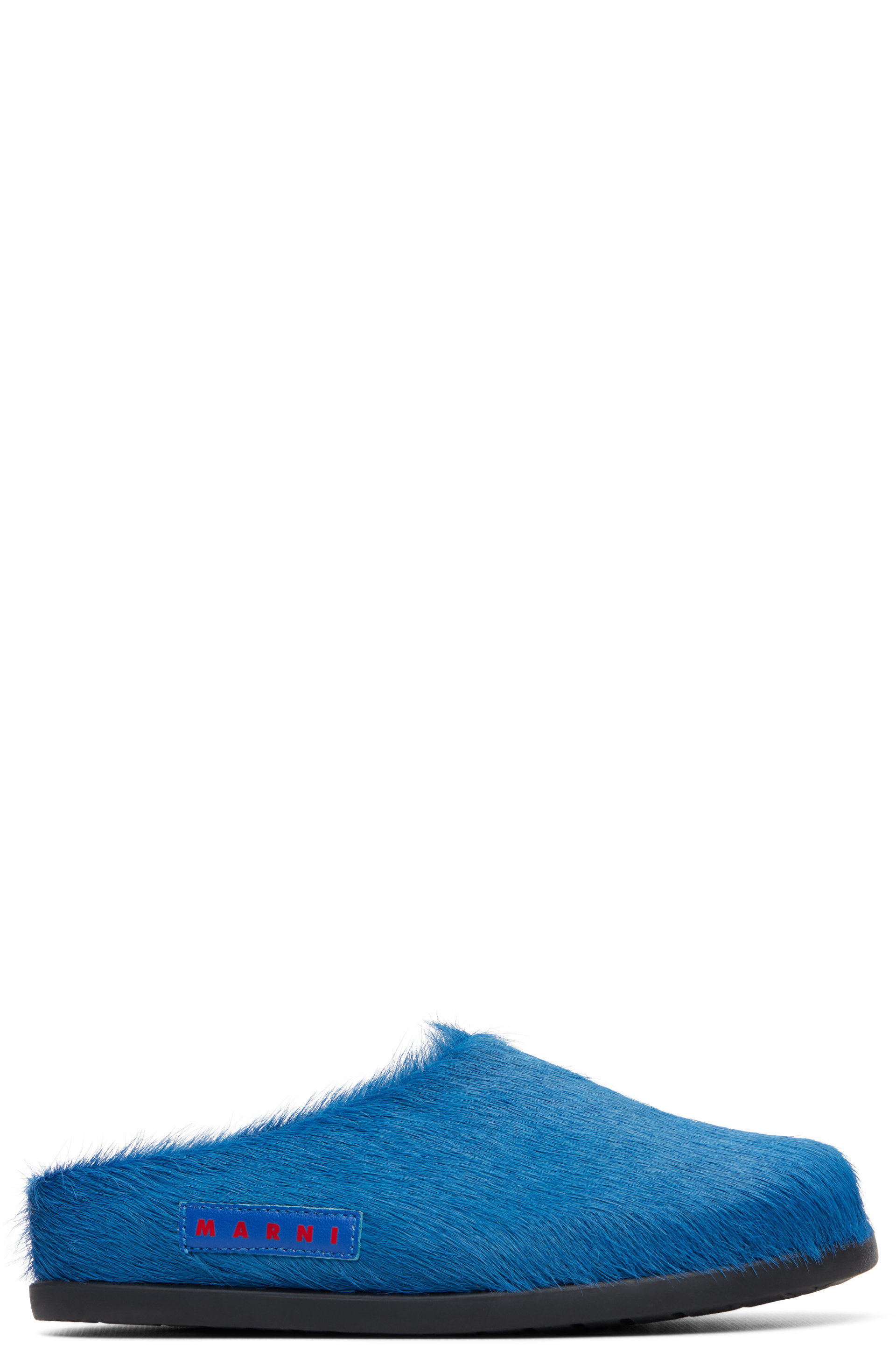 Marni - Little Kids Blue Fussbett Sabot Loafers