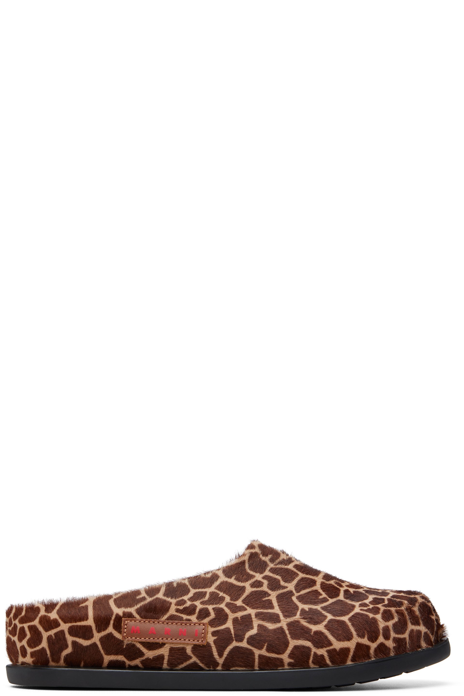 Marni - SSENSE Exclusive Big Kids Brown Fussbett Sabot Slip-on Loafers