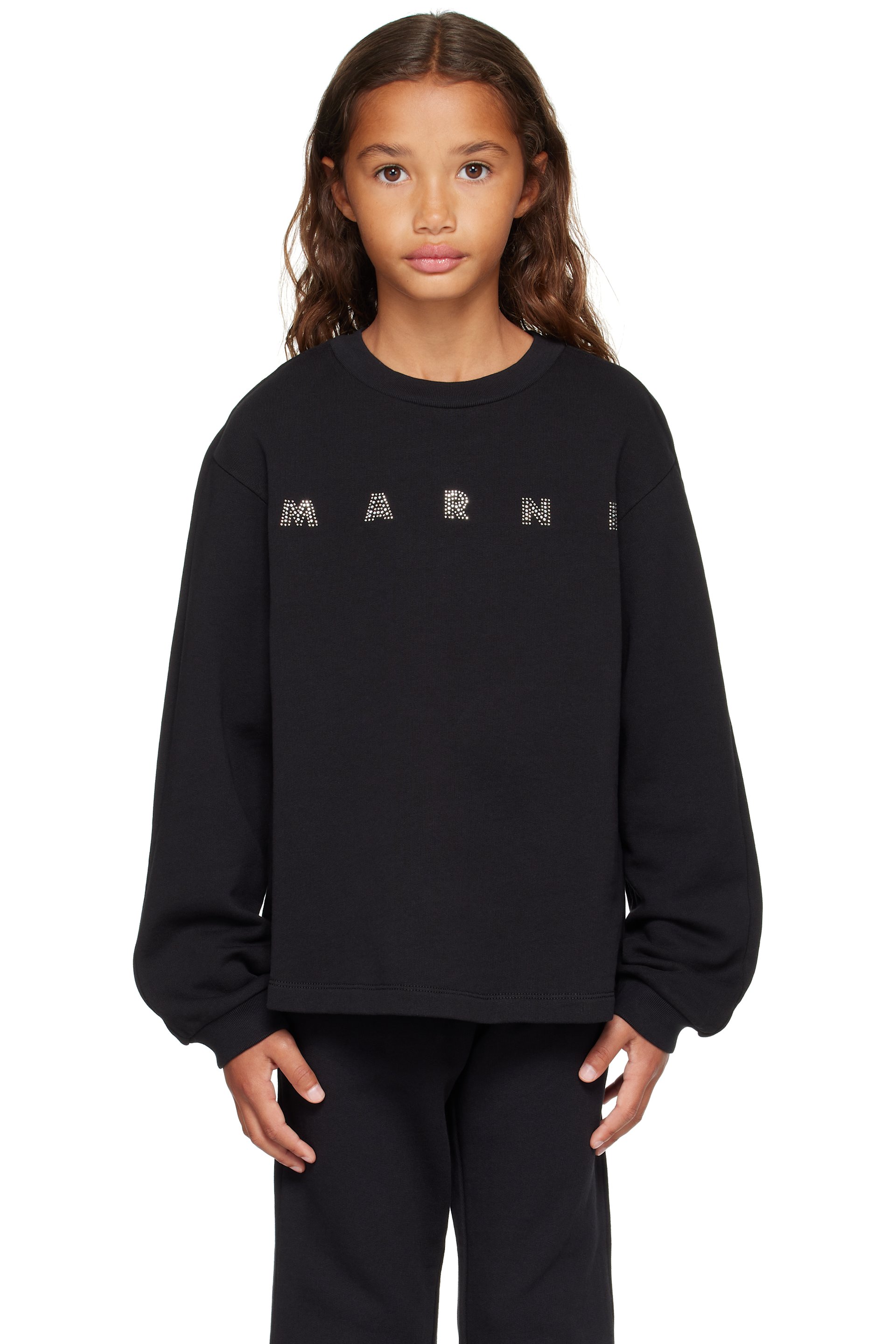 Marni - Kids Black Logo Sweatshirt