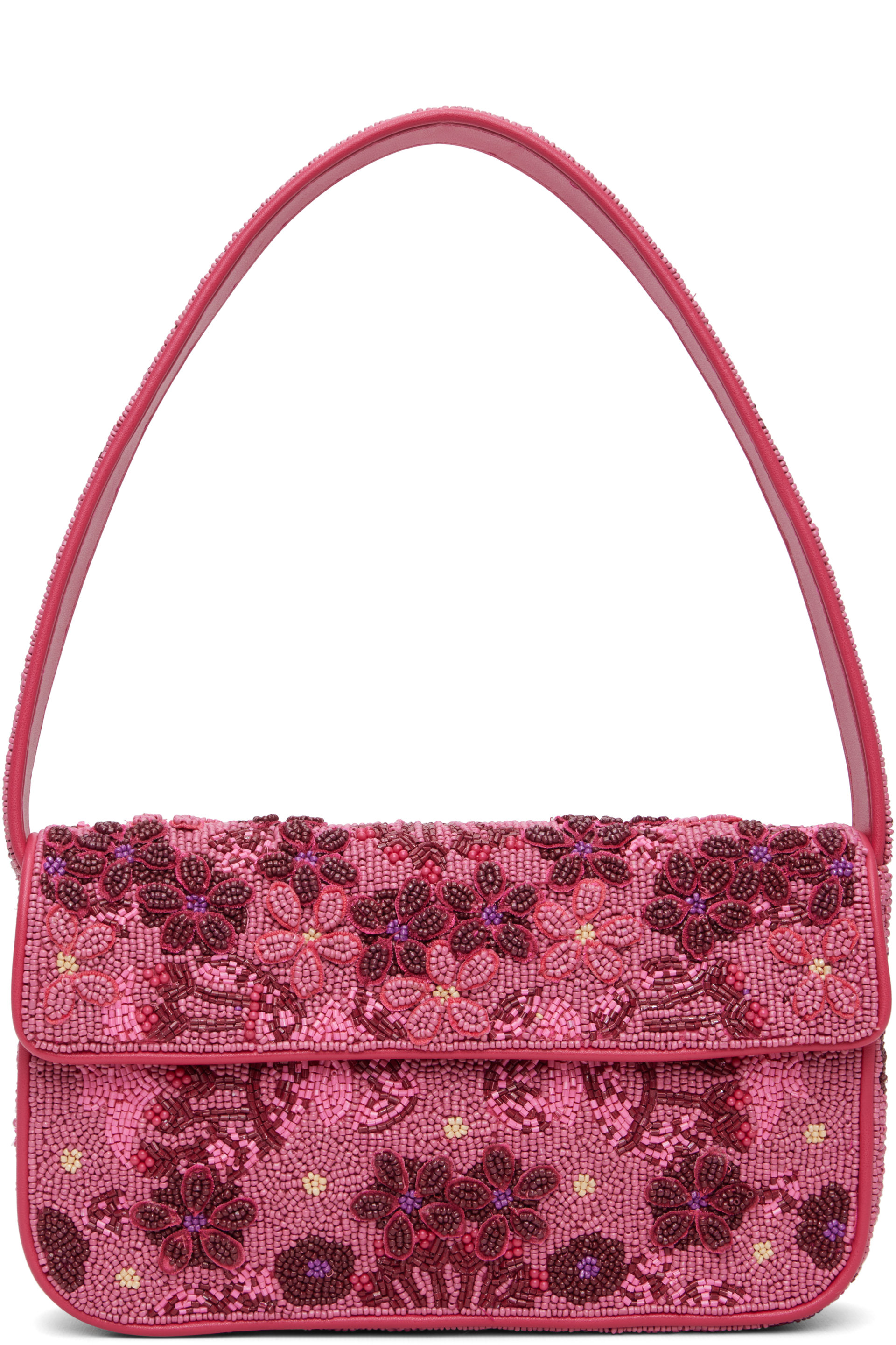 Staud - Sac Tommy rose à perles