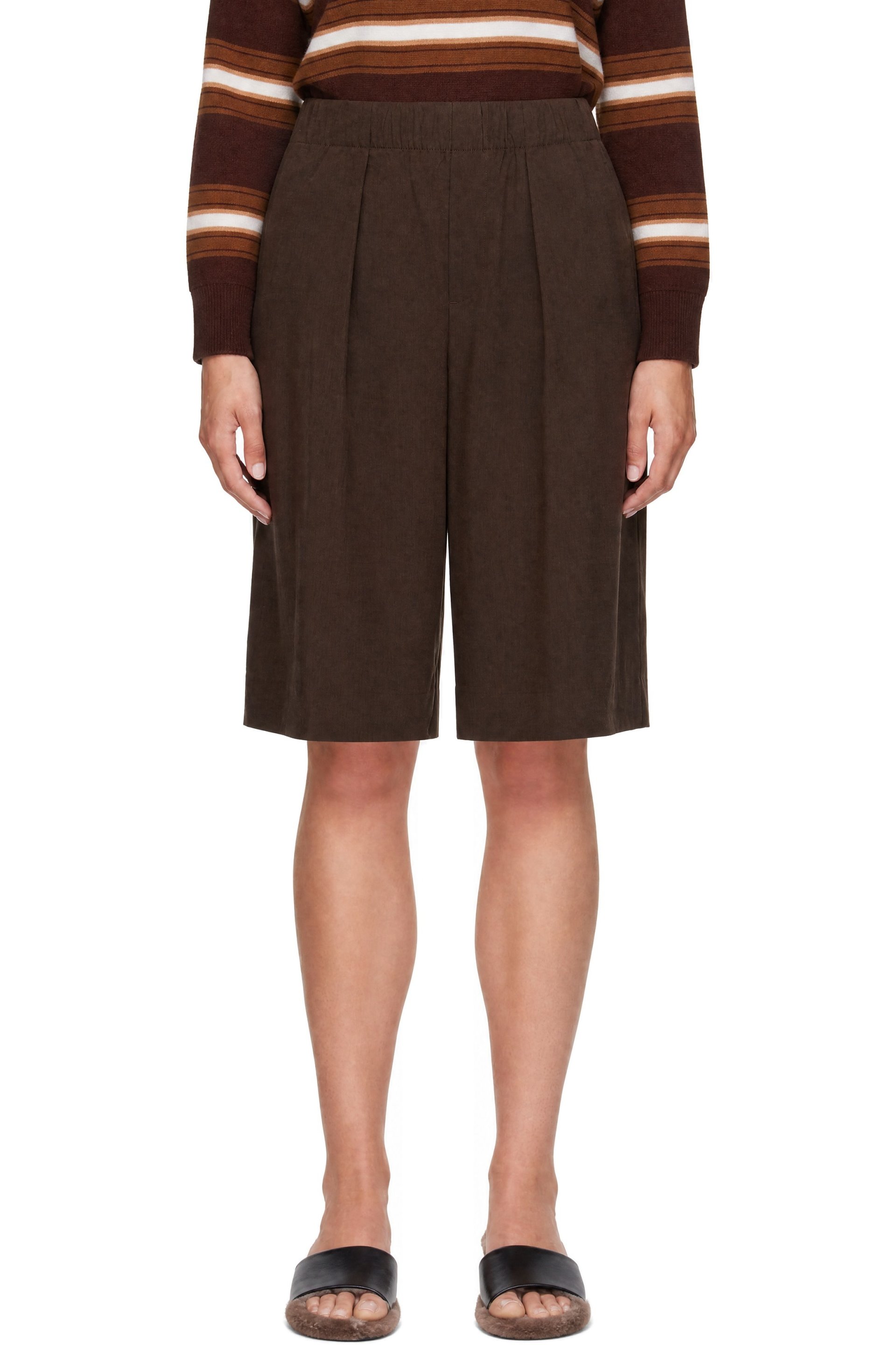 Staud - Brown Hayes Shorts